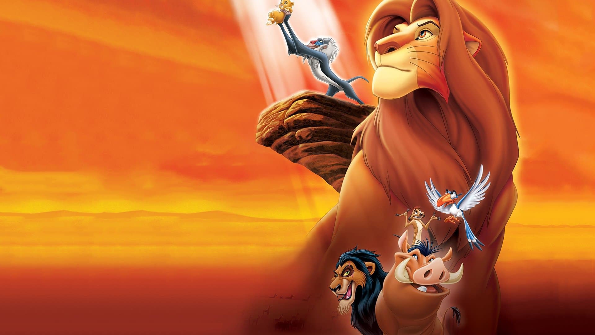 Backdrop of The Lion King