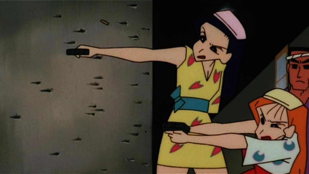 Backdrop of Crayon Shin-chan: Explosion! The Hot Spring's Feel Good Final Battle