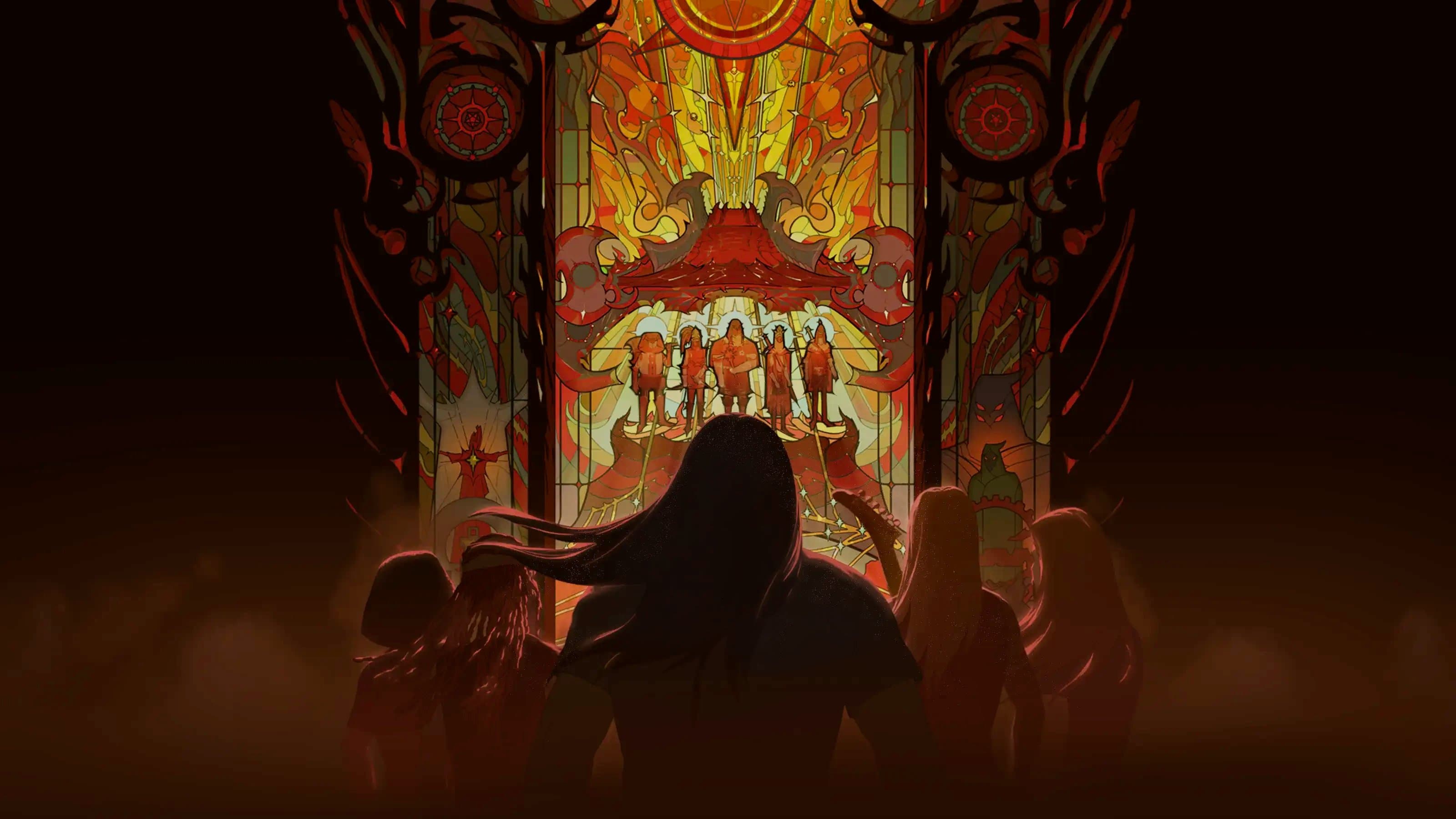 Backdrop of Metalocalypse: Army of the Doomstar