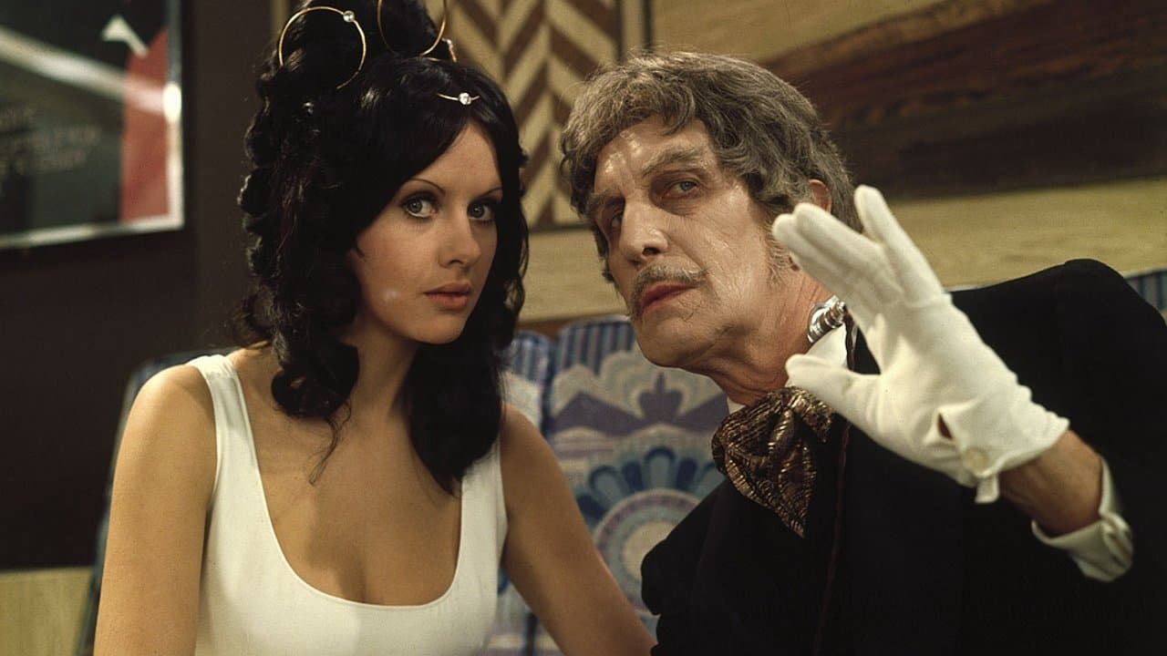 Backdrop of Dr. Phibes Rises Again
