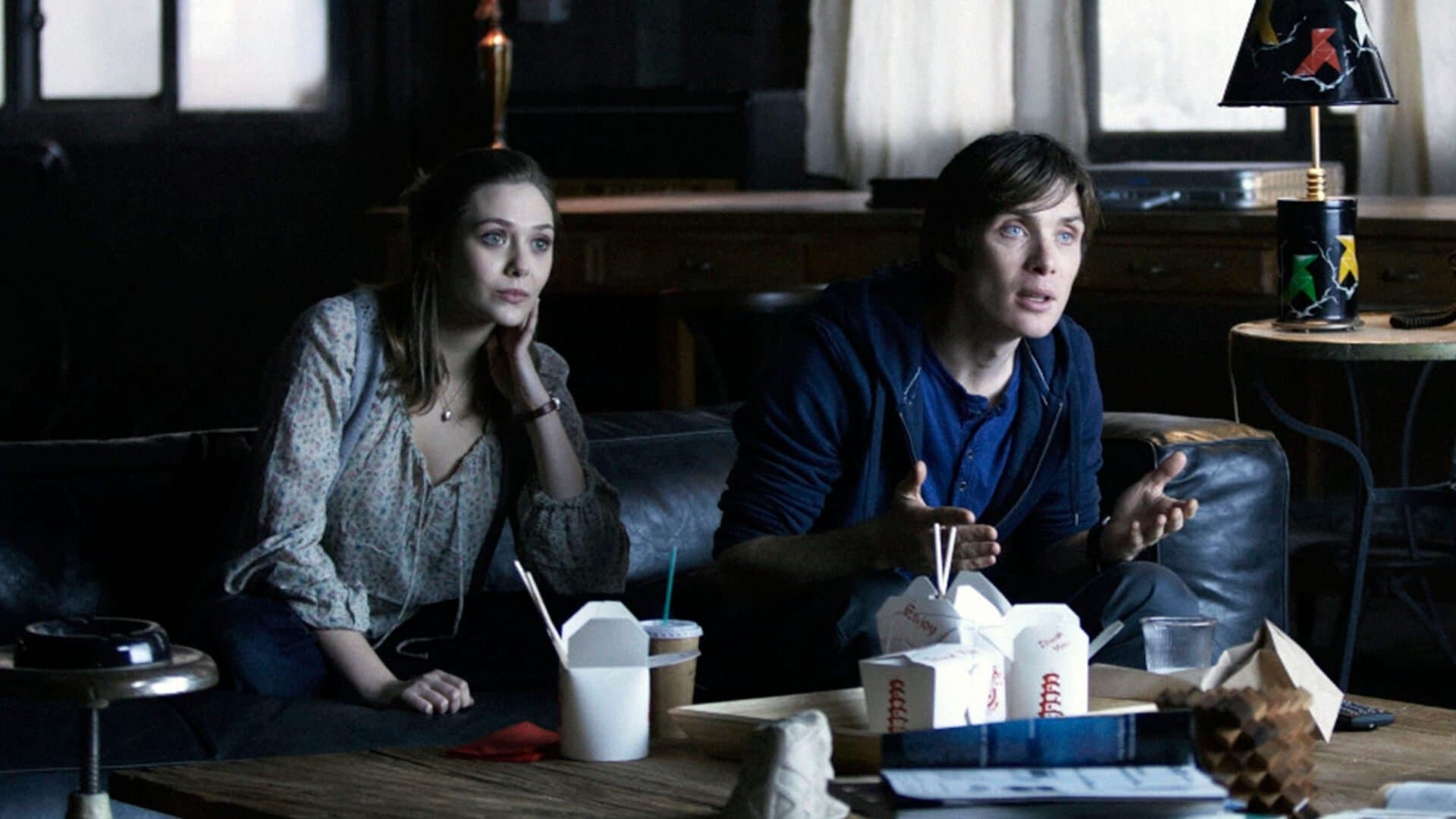 Backdrop of Red Lights