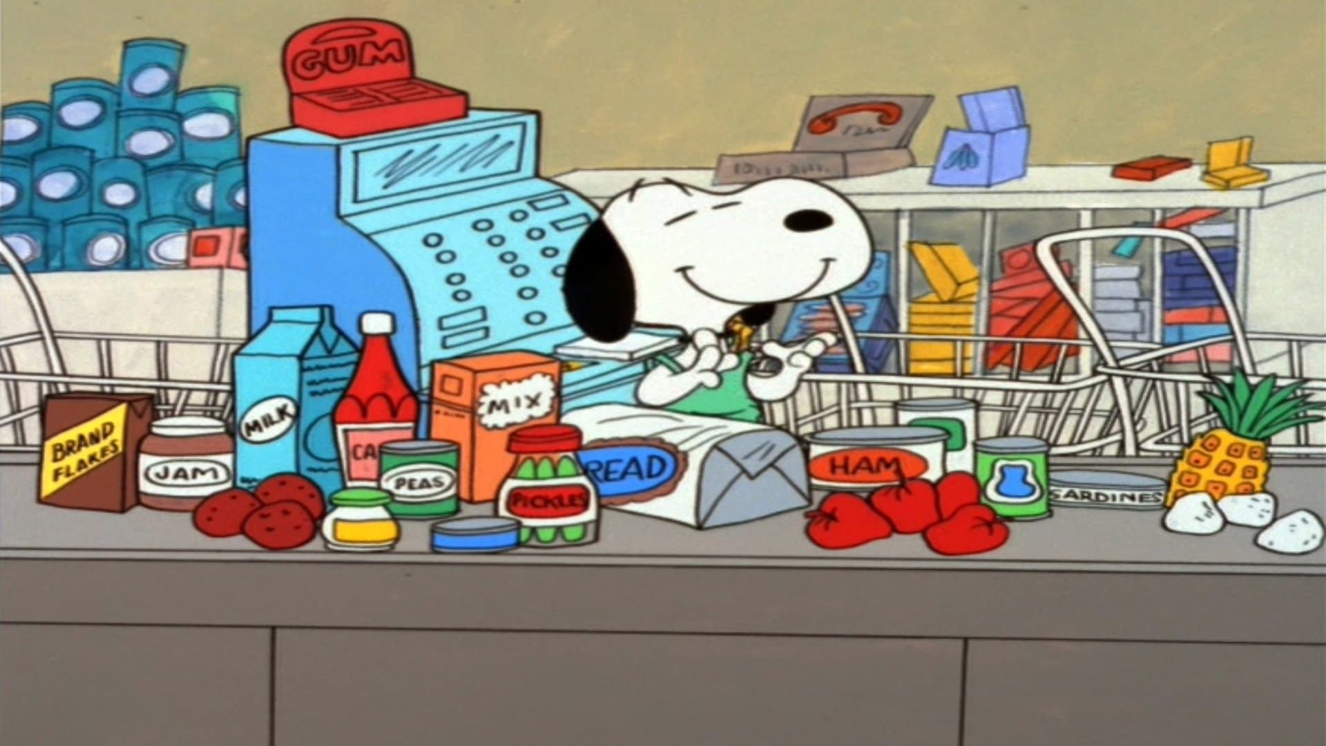 Backdrop of There's No Time for Love, Charlie Brown