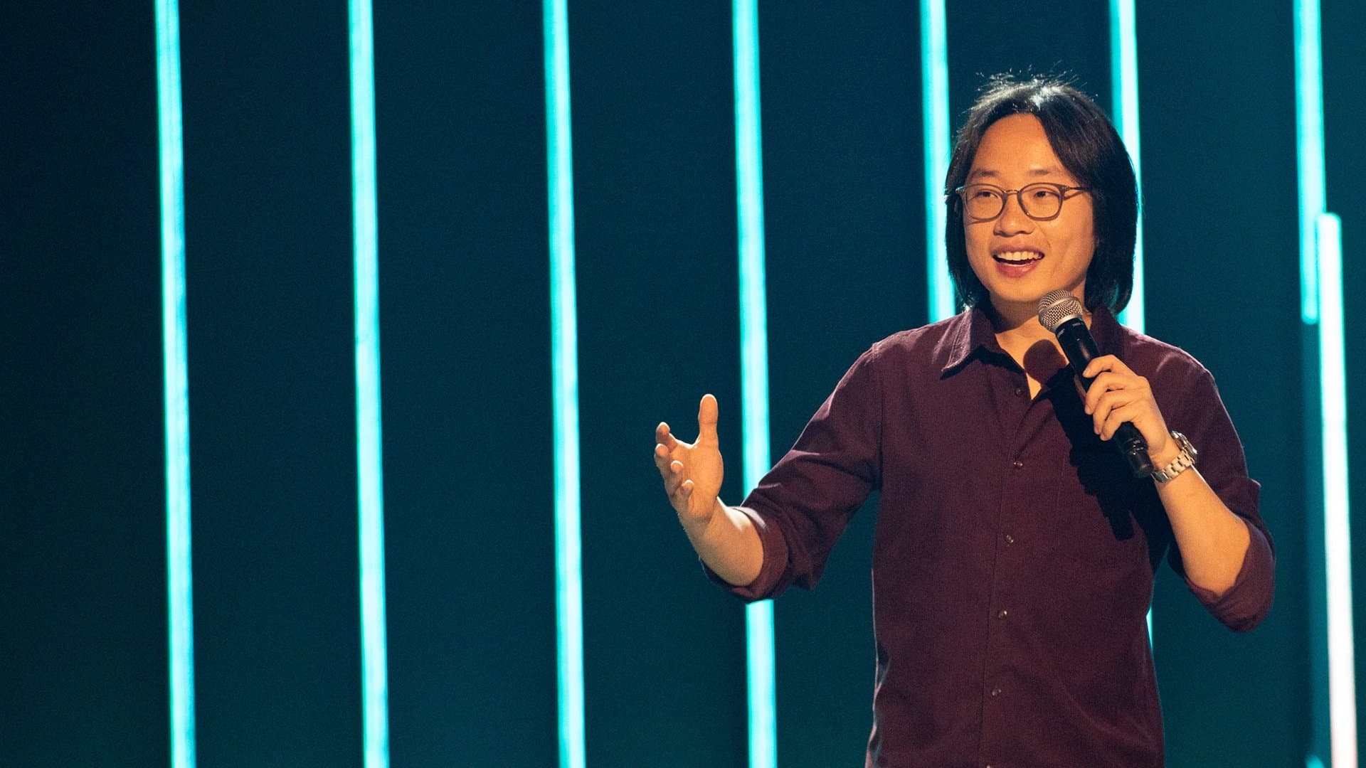 Backdrop of Jimmy O. Yang: Good Deal