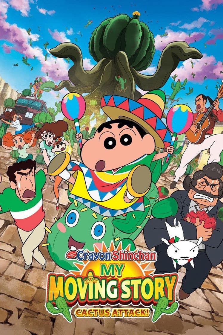 Poster of Crayon Shin-chan: My Moving Story! Cactus Large Attack!