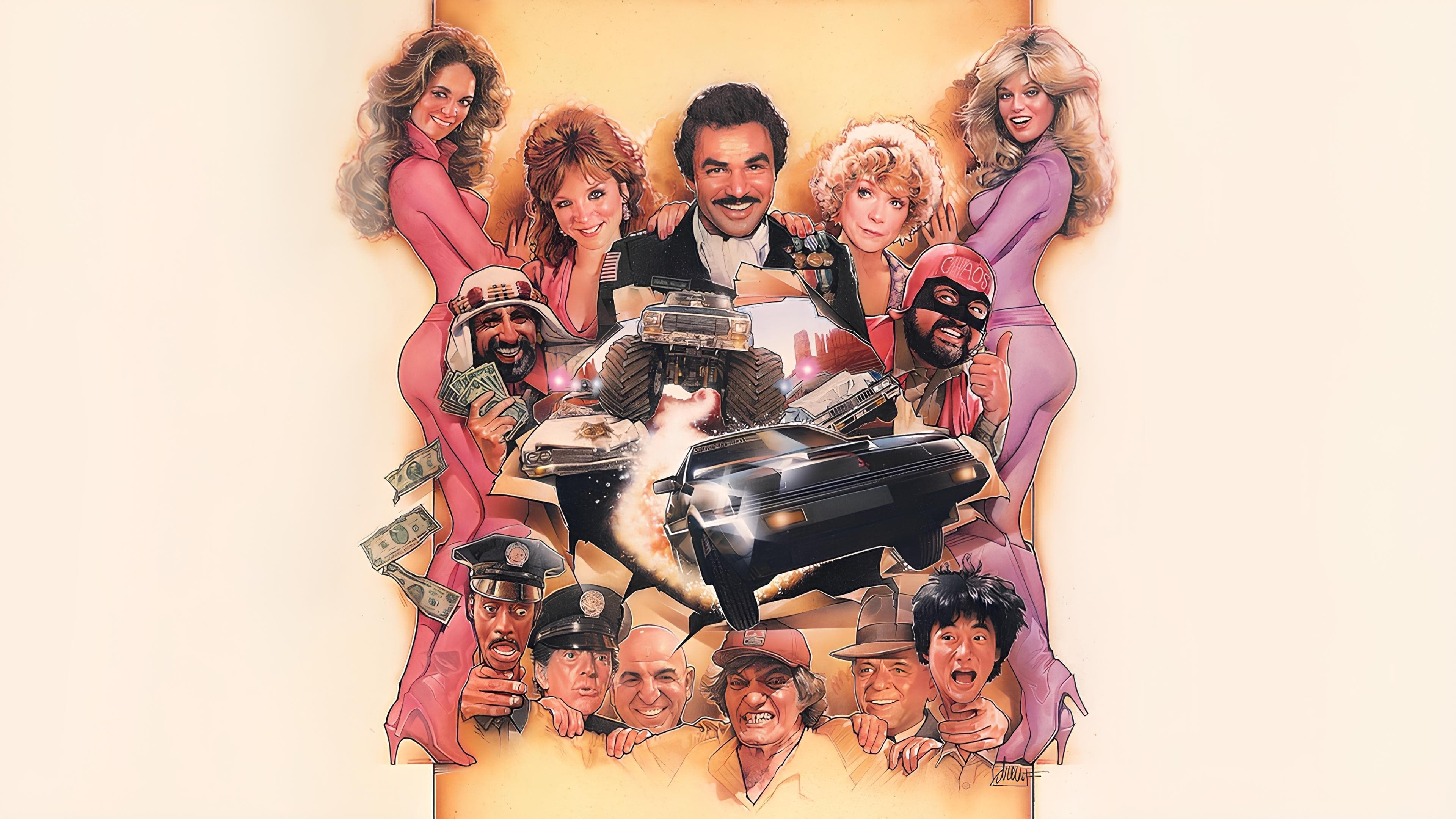 Backdrop of Cannonball Run II