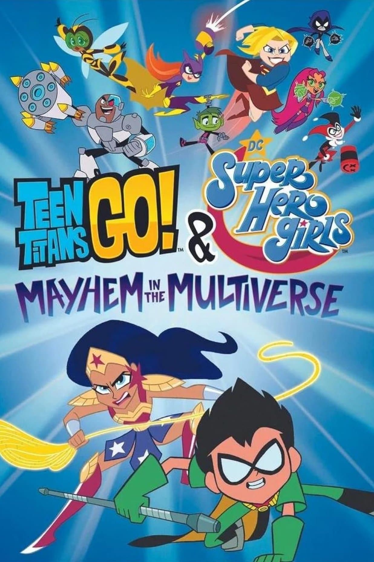 Poster of Teen Titans Go! & DC Super Hero Girls: Mayhem in the Multiverse