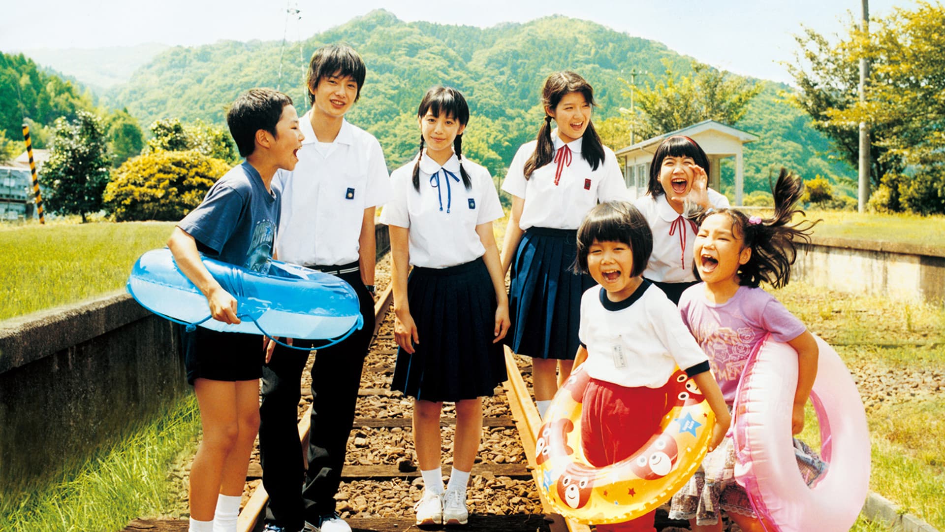 Backdrop of A Gentle Breeze in the Village