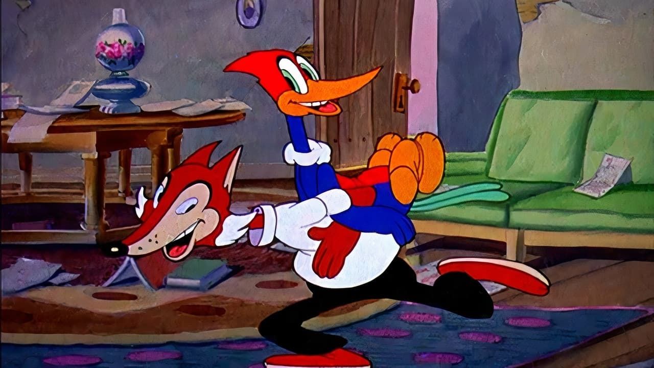 Backdrop of Woody Woodpecker