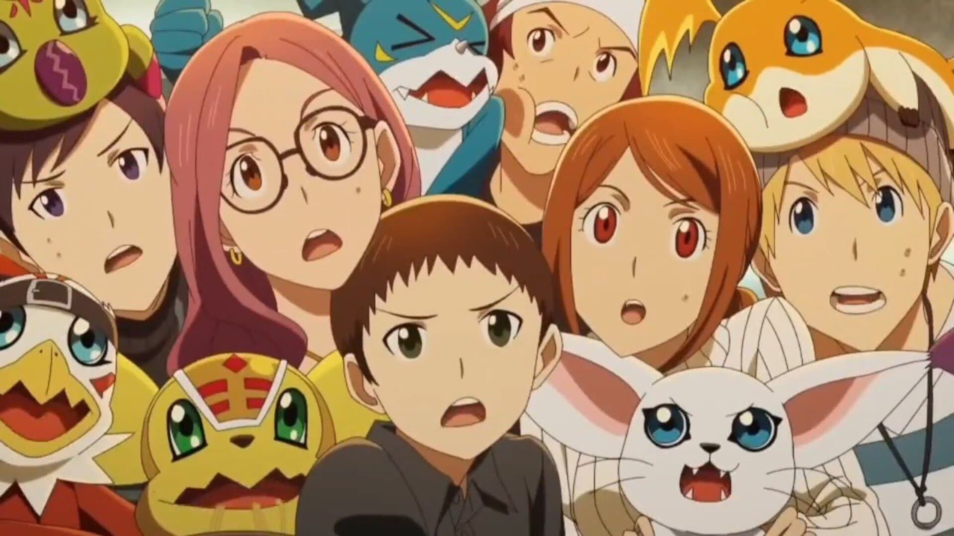 Backdrop of Digimon Adventure 02: The Beginning
