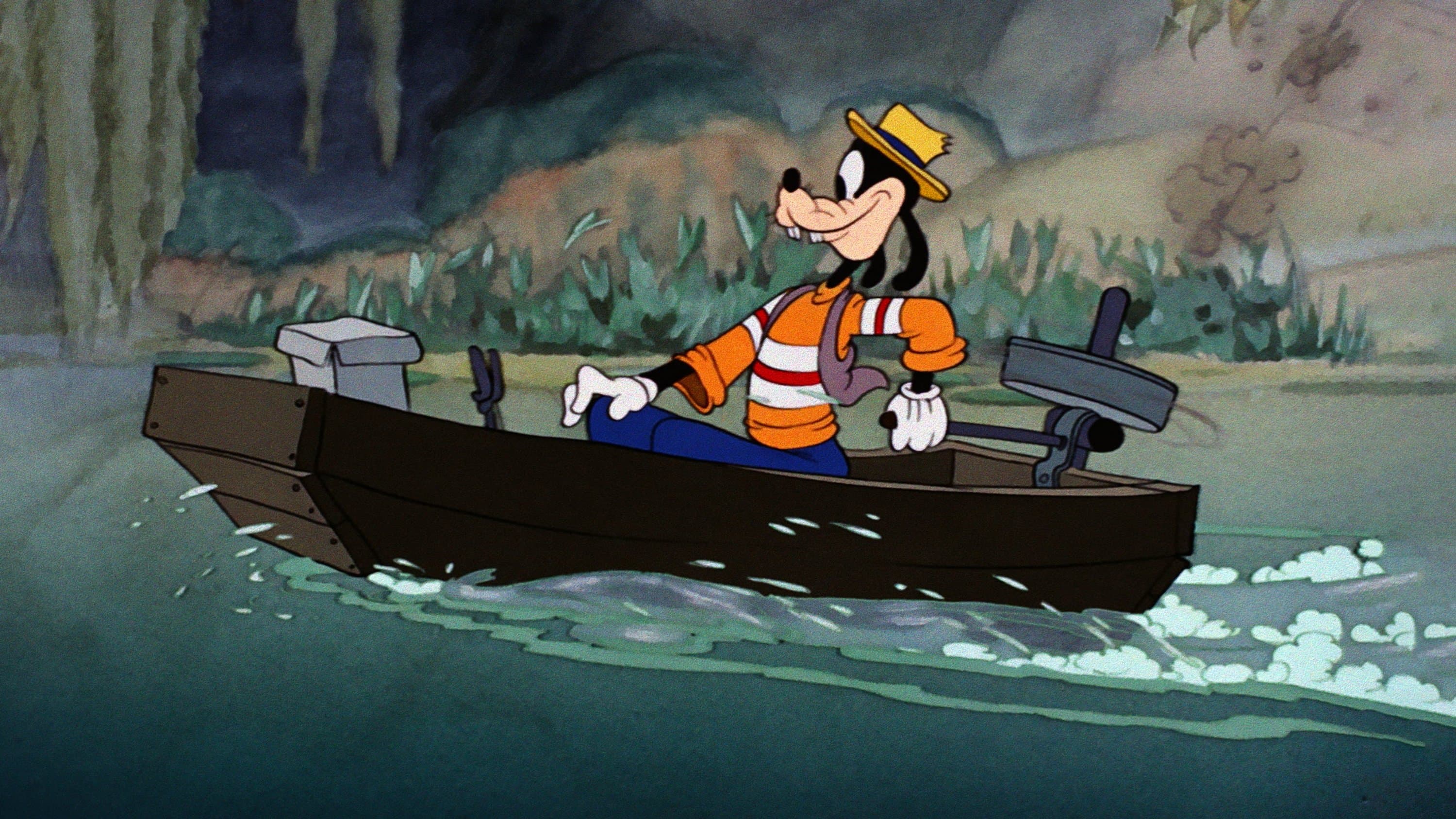 Backdrop of Goofy and Wilbur