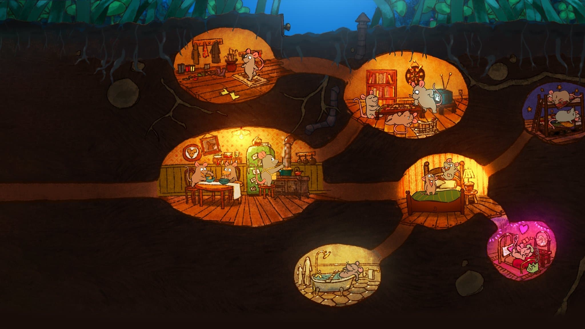 Backdrop of Burrow