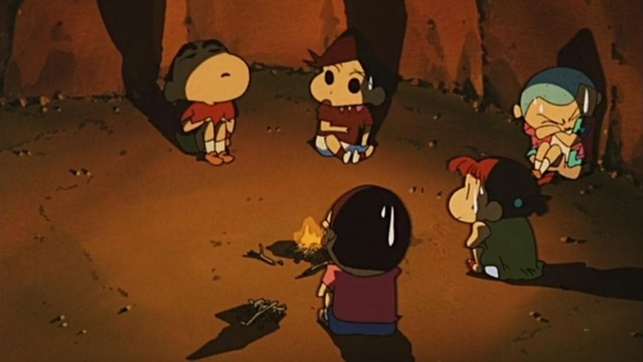 Backdrop of Crayon Shin-chan: A Storm-Invoking Jungle