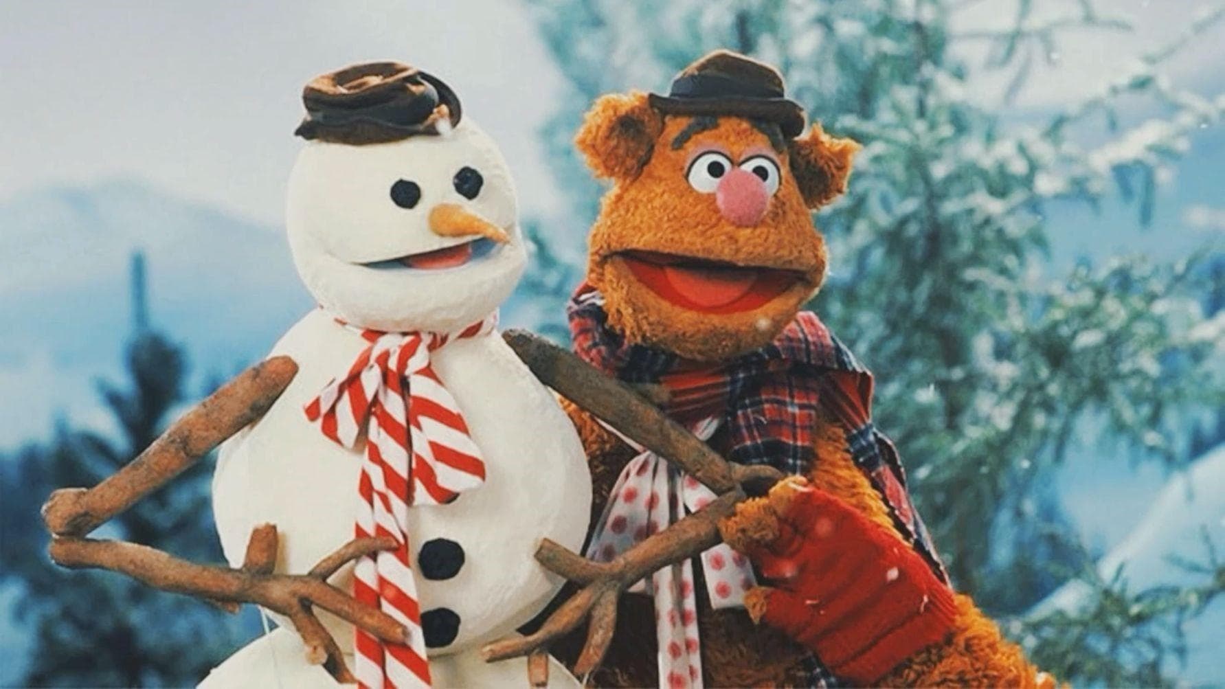 Backdrop of A Muppet Family Christmas