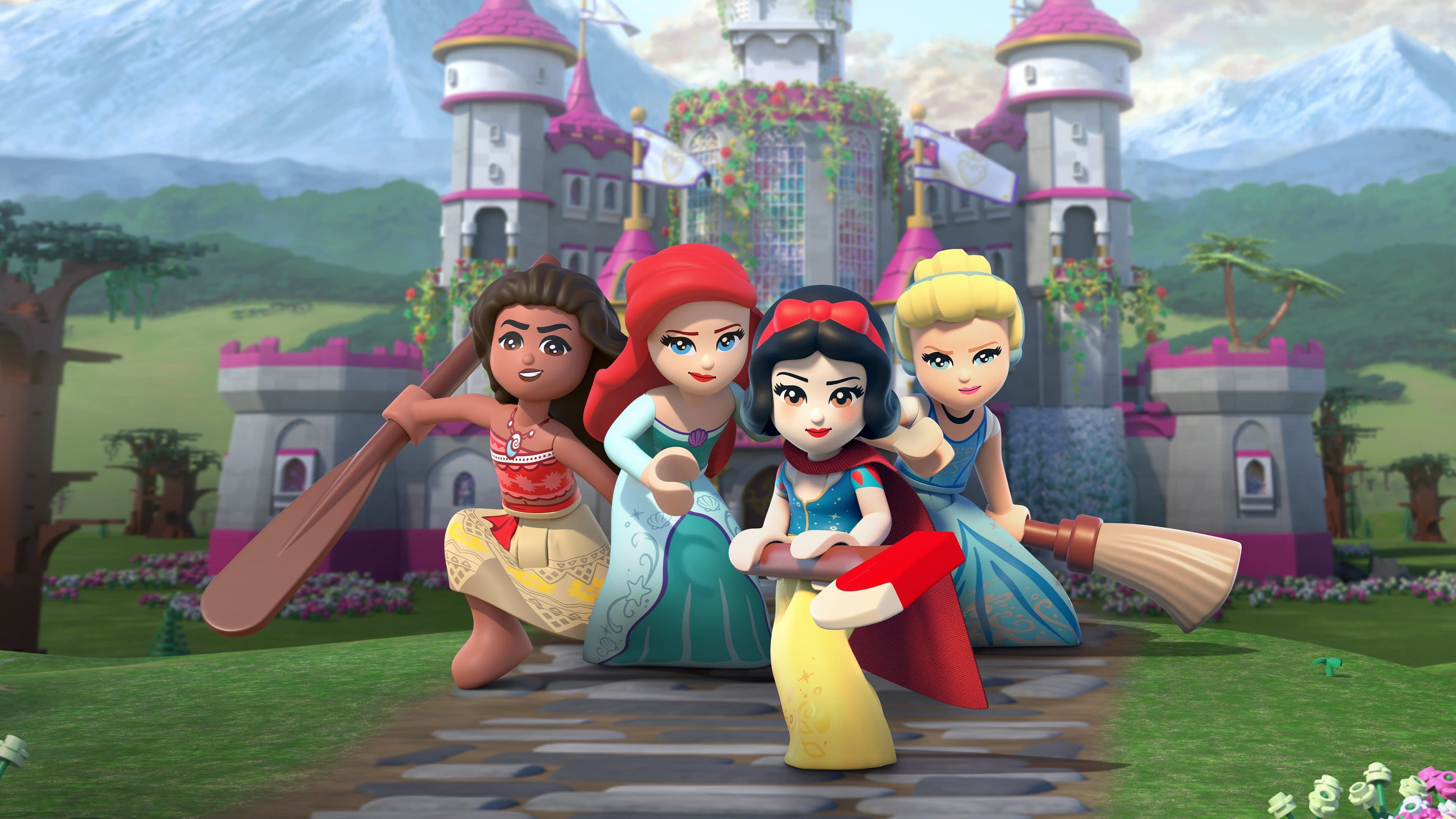 Backdrop of LEGO Disney Princess: Villains Unite