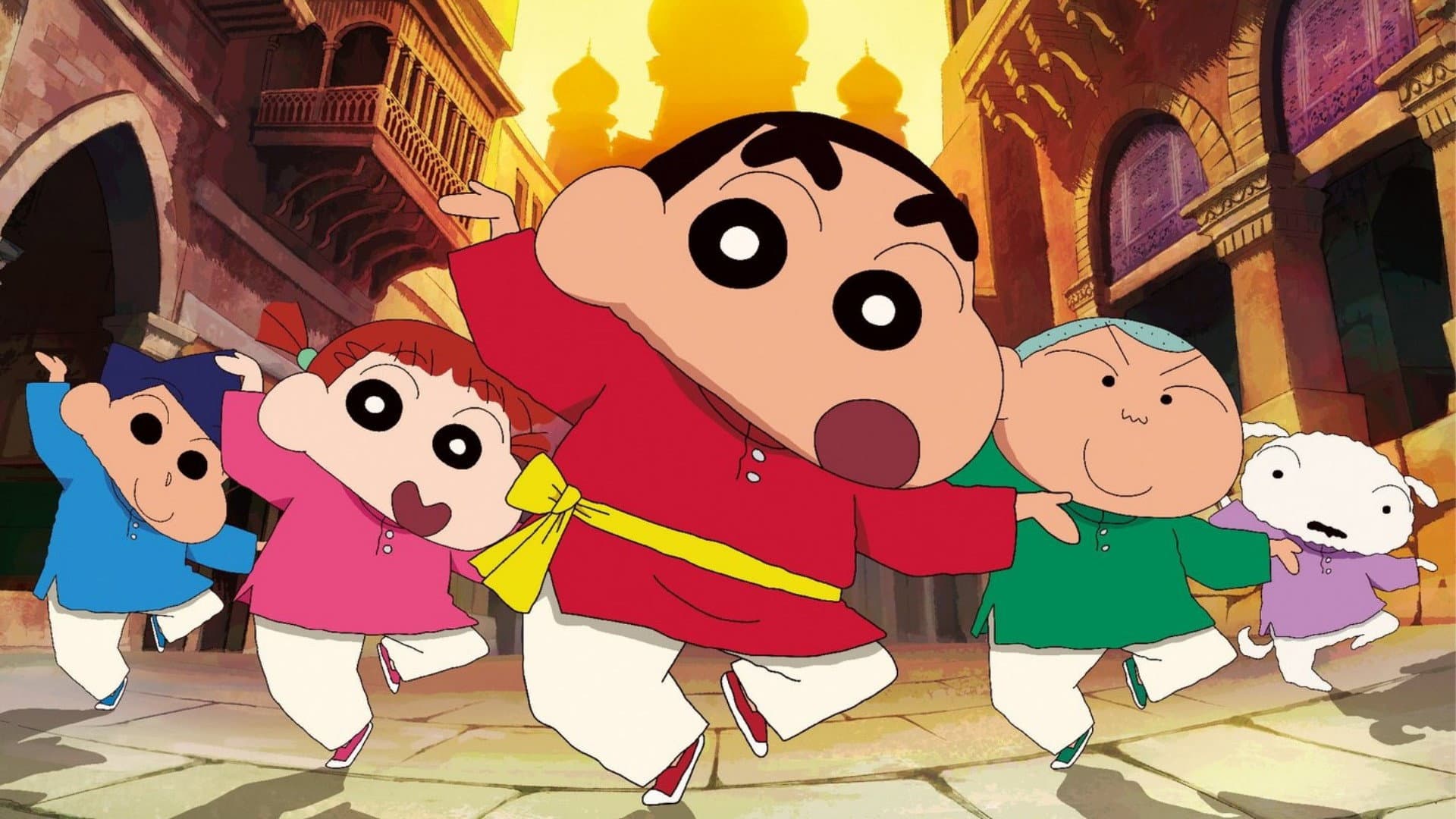 Backdrop of Crayon Shin-chan the Movie: Super Hot! The Spicy Kasukabe Dancers