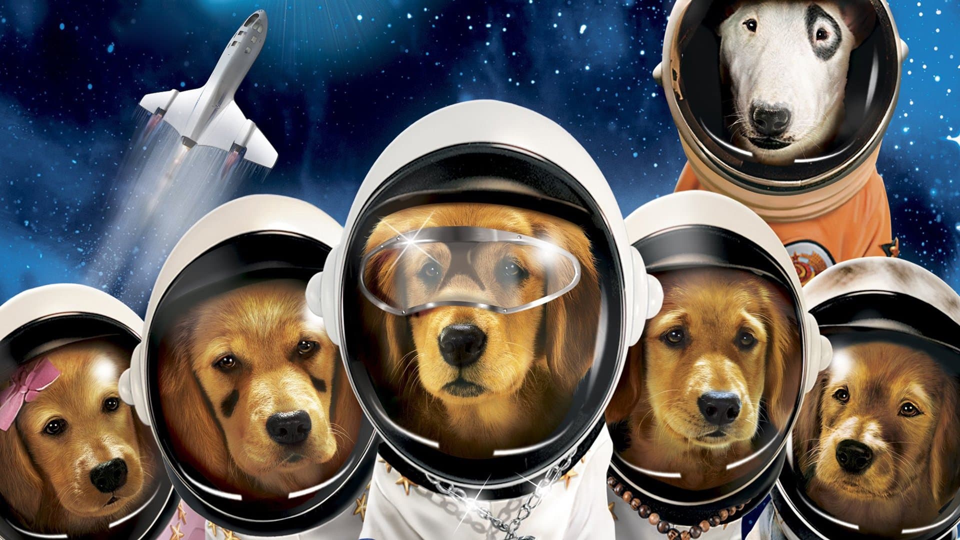 Backdrop of Space Buddies