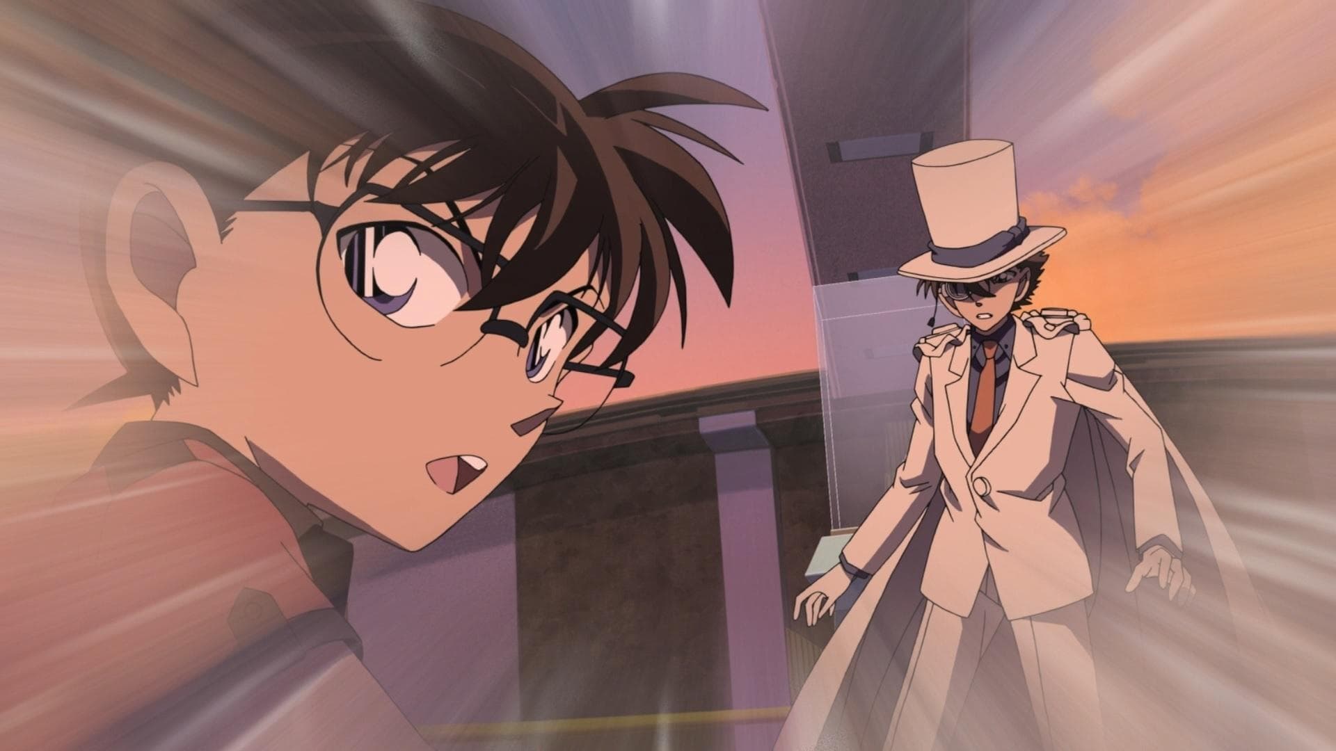 Backdrop of Detective Conan: The Lost Ship in the Sky