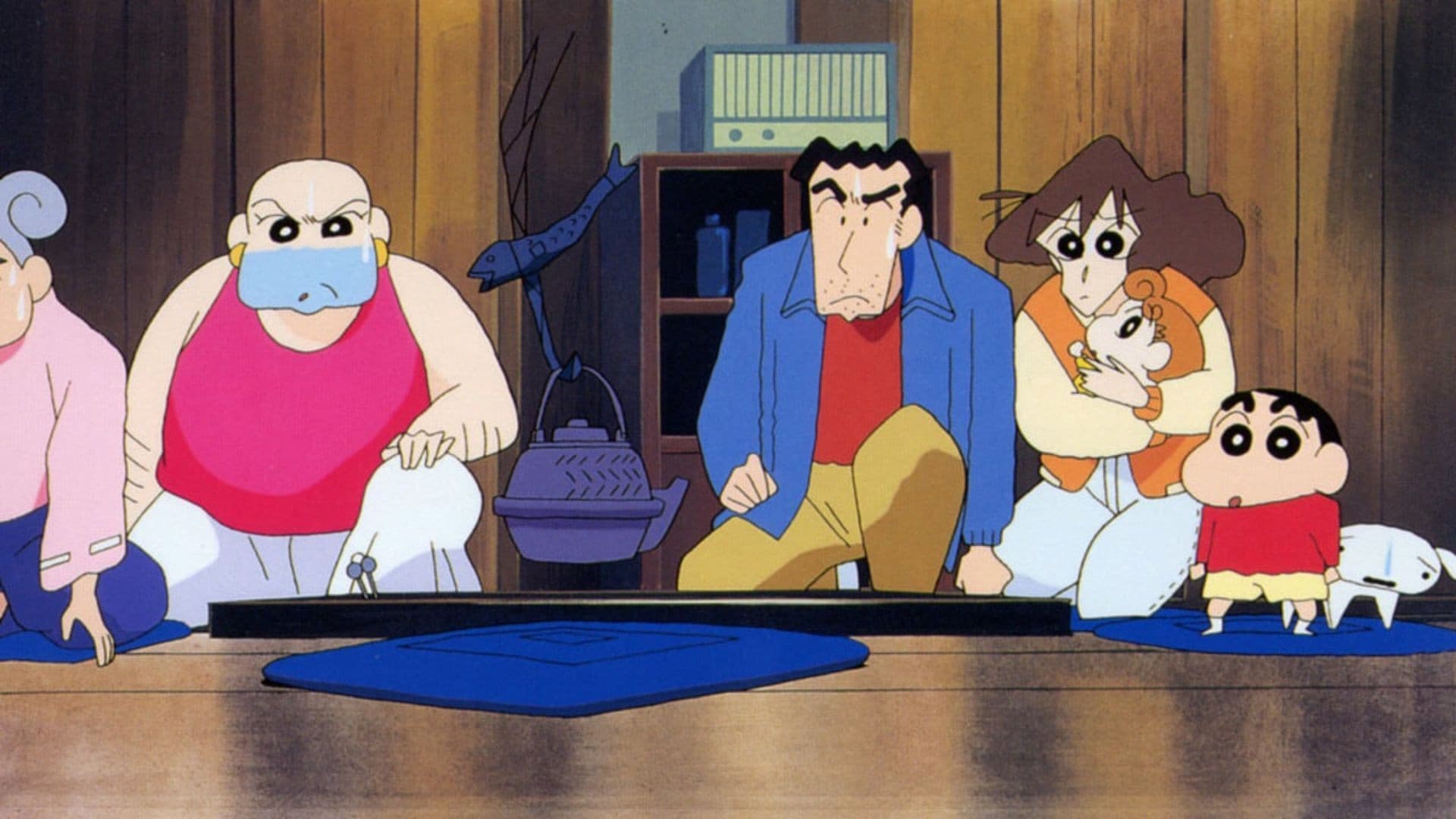 Backdrop of Crayon Shin-chan: Pursuit of the Balls of Darkness
