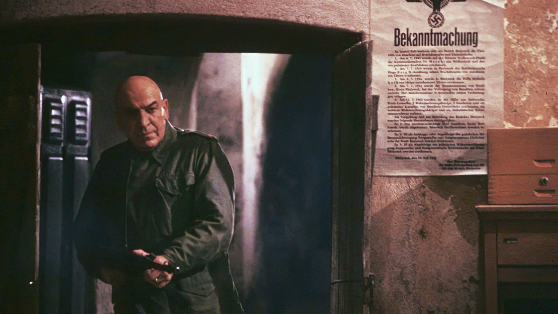 Backdrop of The Dirty Dozen: The Deadly Mission