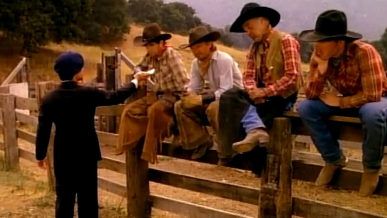 Backdrop of The Cowboy and the Frenchman