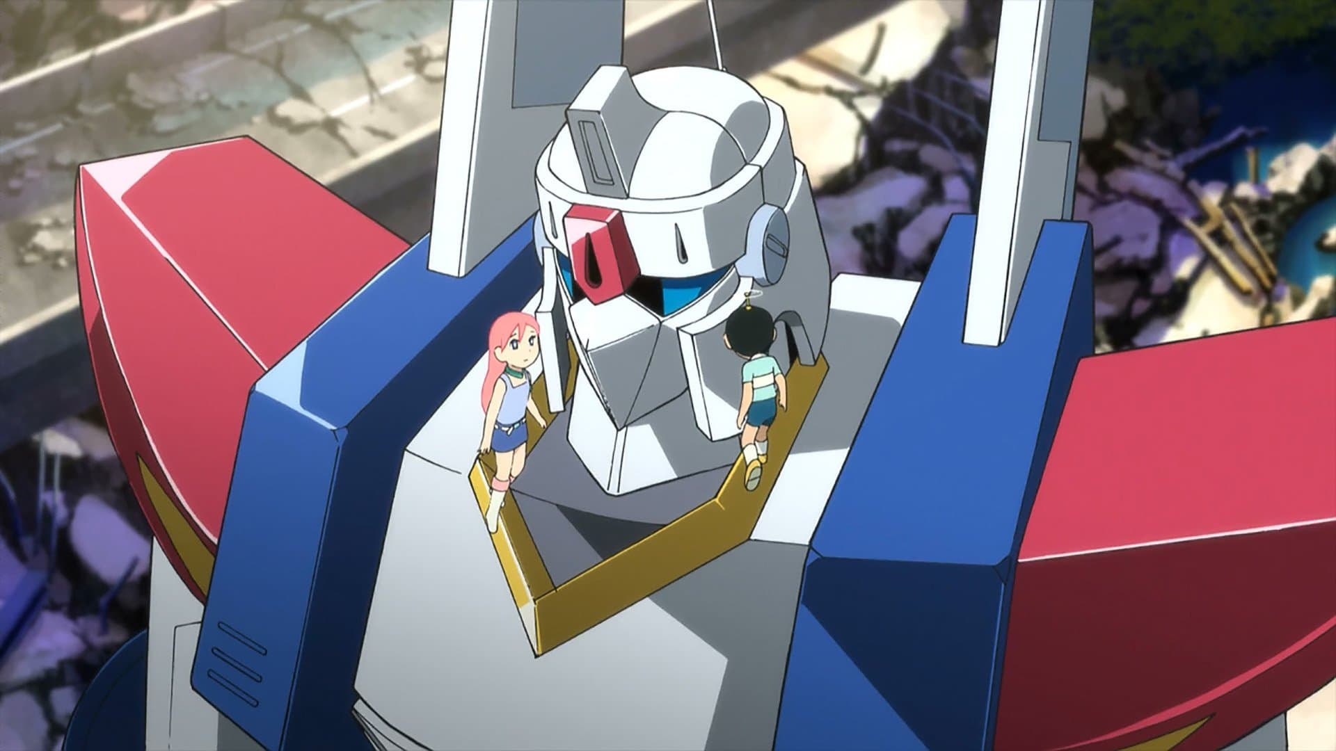 Backdrop of Doraemon: Nobita and the New Steel Troops: Winged Angels