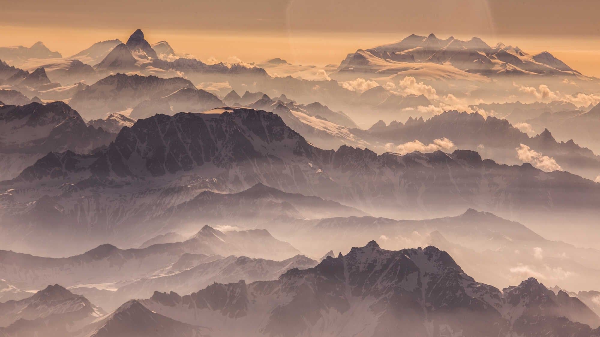 Backdrop of Mountain