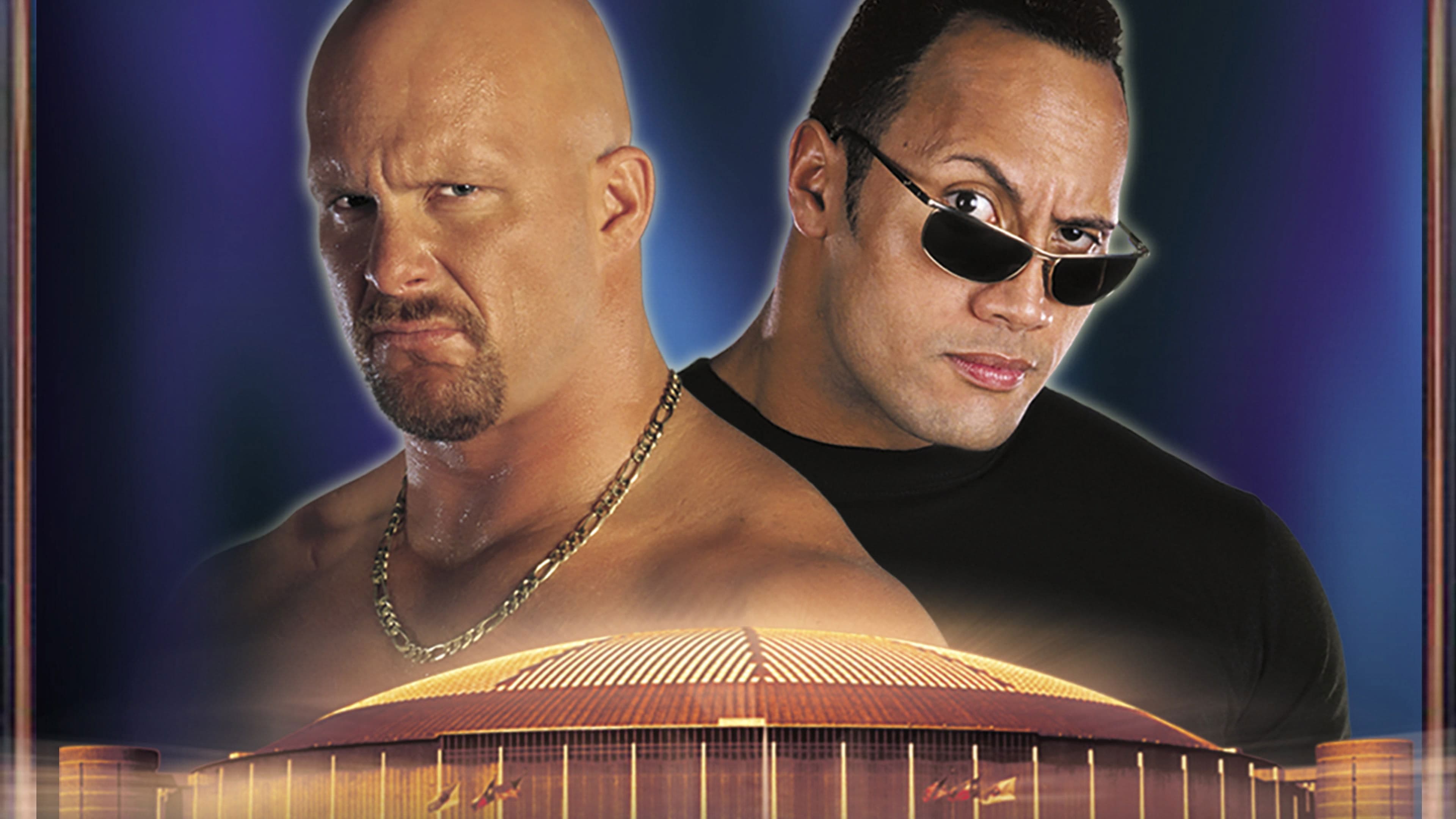 Backdrop of WWE WrestleMania X-Seven