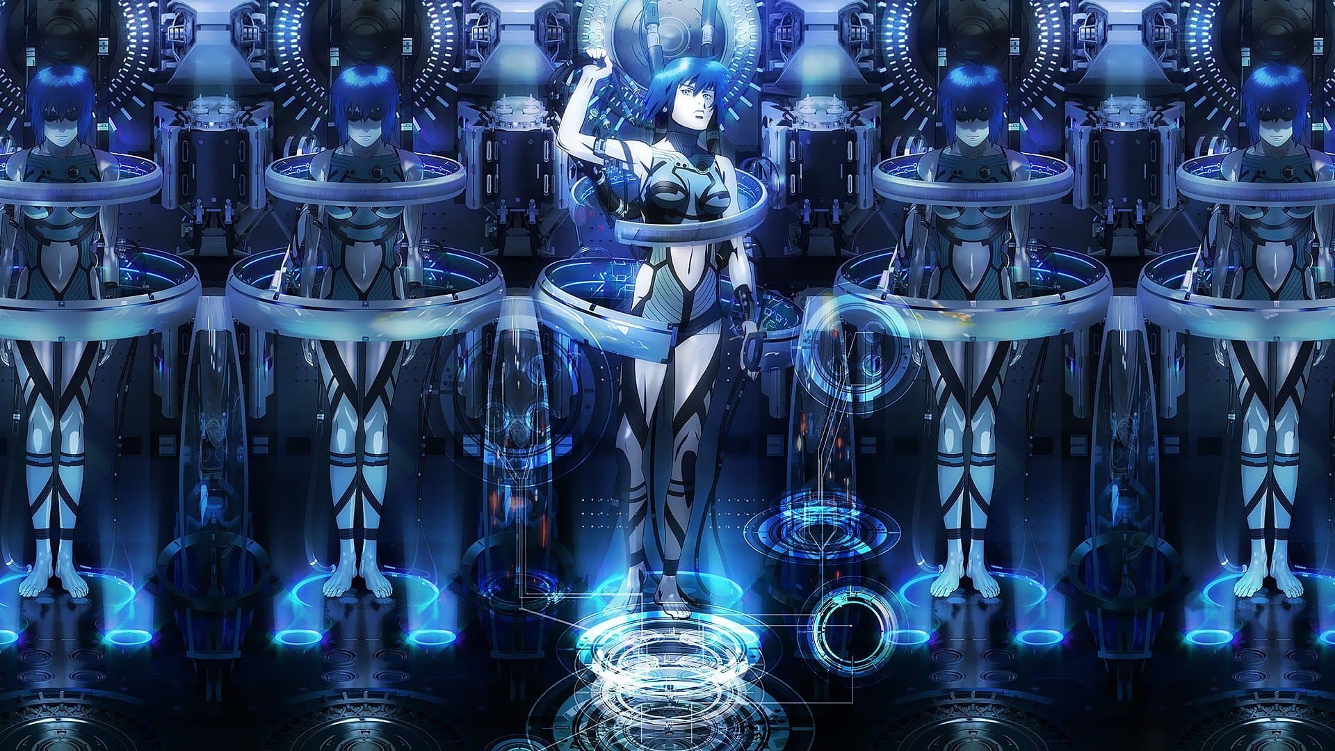 Backdrop of Ghost in the Shell: Arise Collection