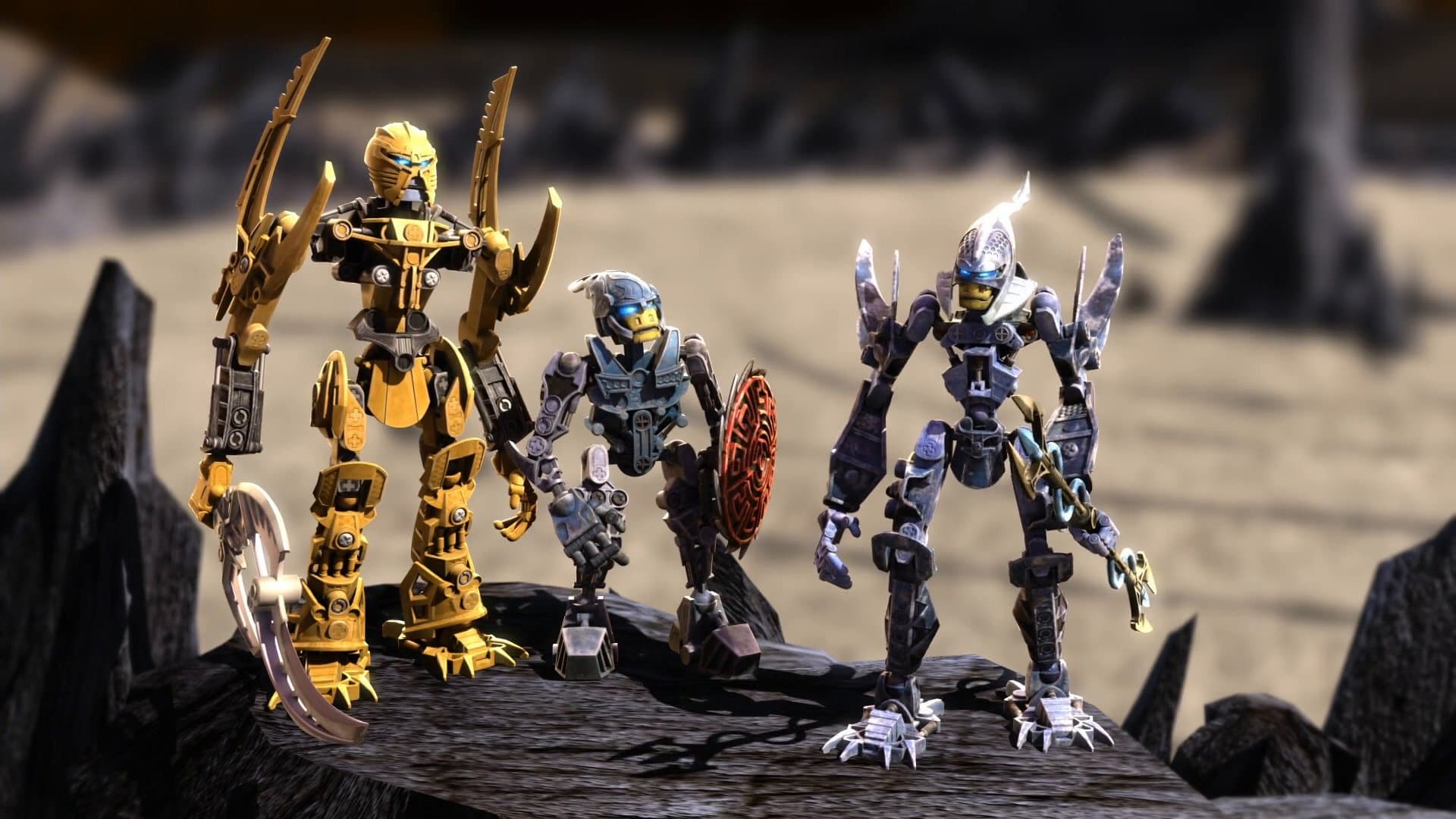 Backdrop of Bionicle: The Legend Reborn