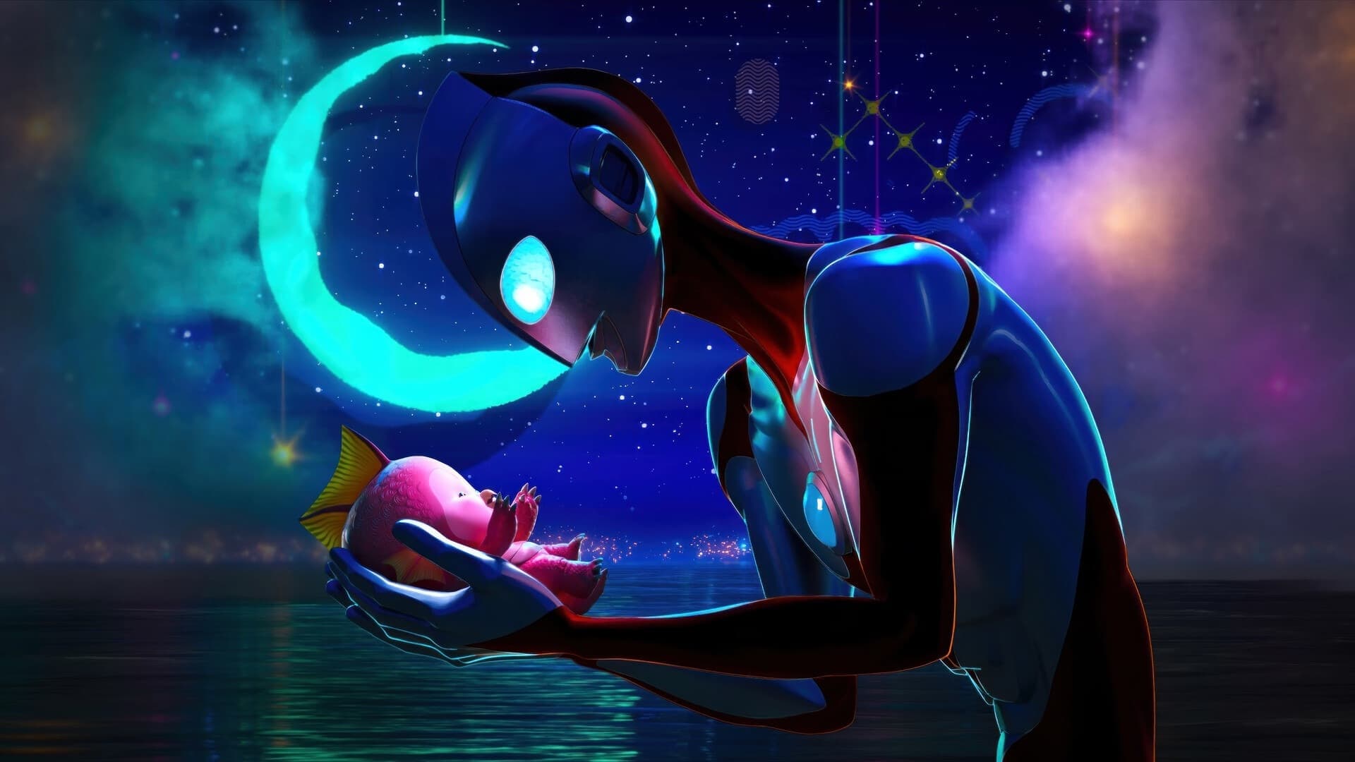 Backdrop of Ultraman: Rising