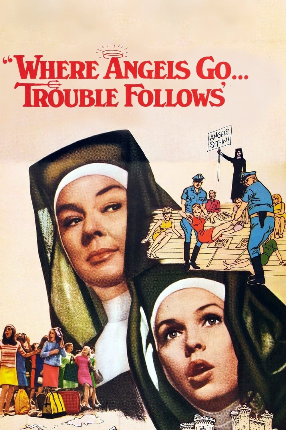 Poster of Where Angels Go, Trouble Follows