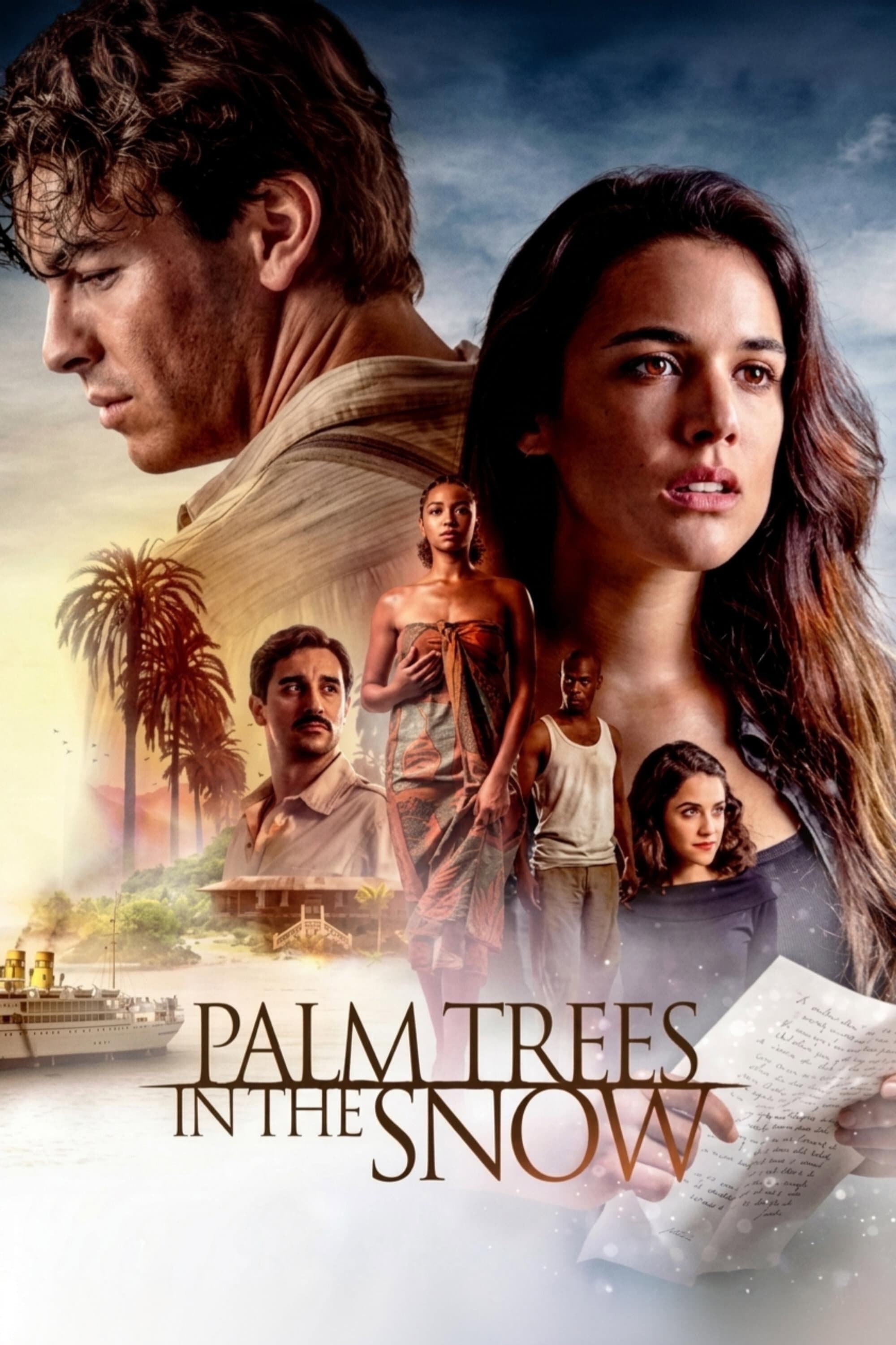 Poster of Palm Trees in the Snow