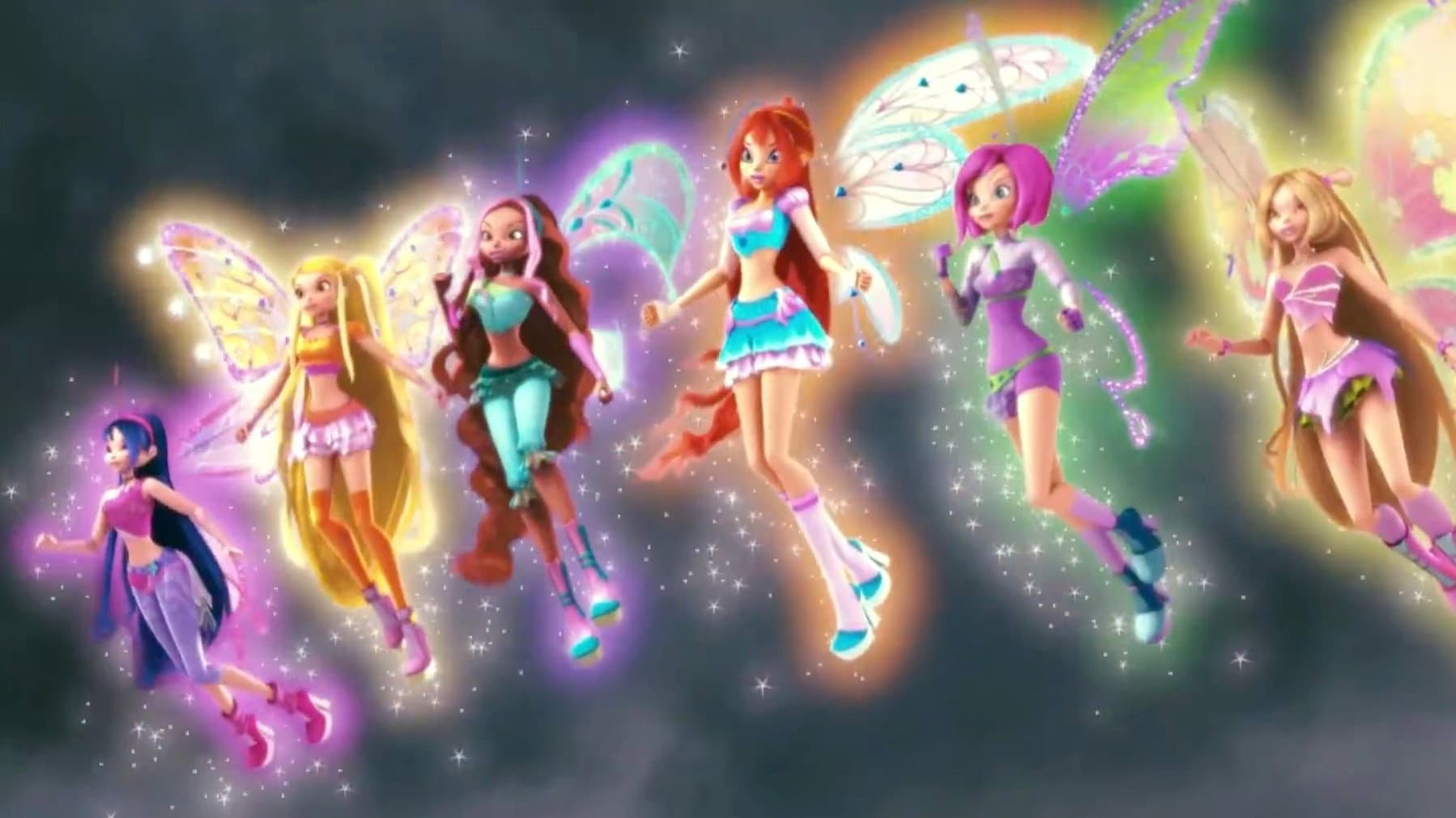 Backdrop of Winx Club - Magic Adventure