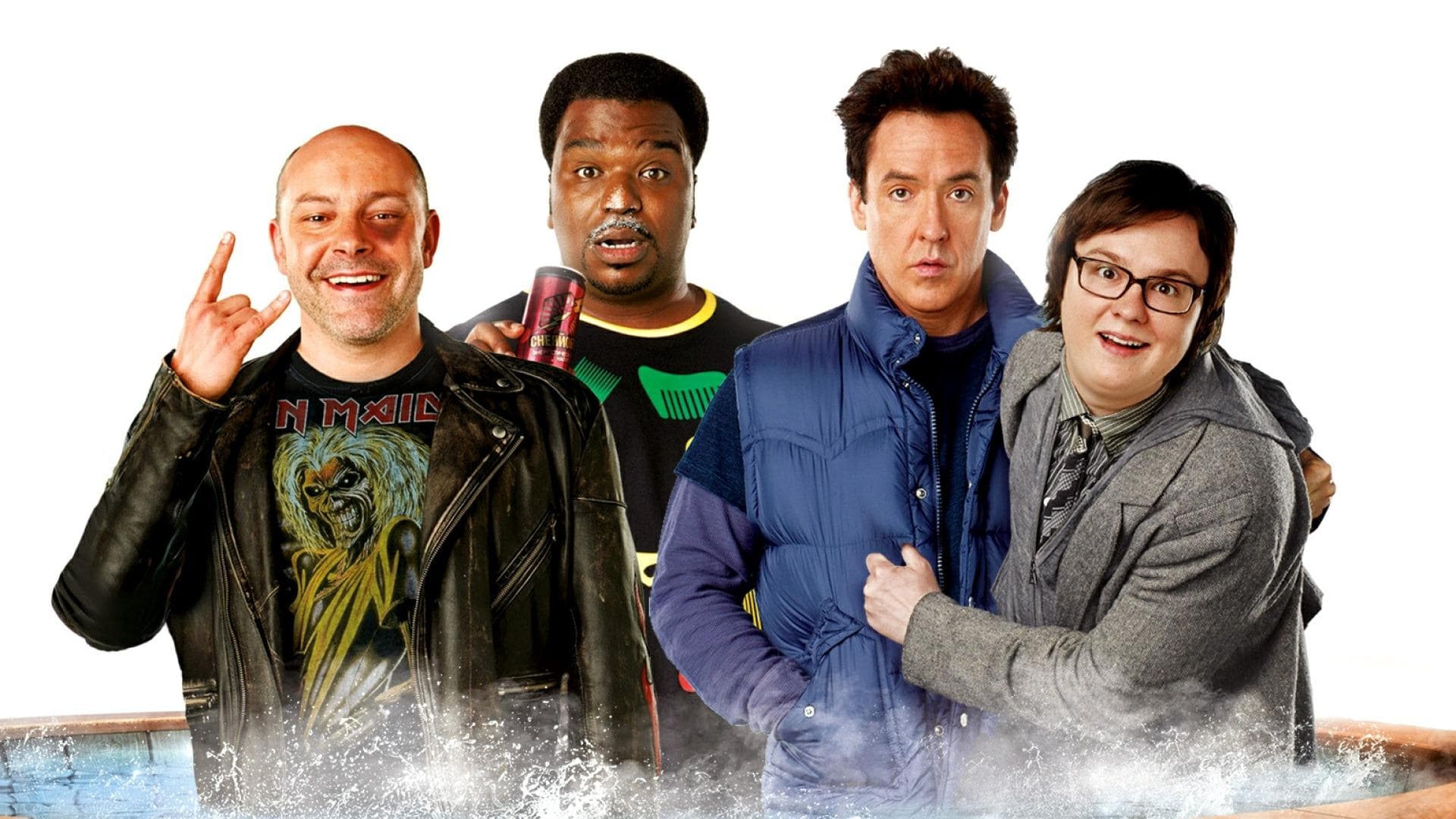 Backdrop of Hot Tub Time Machine