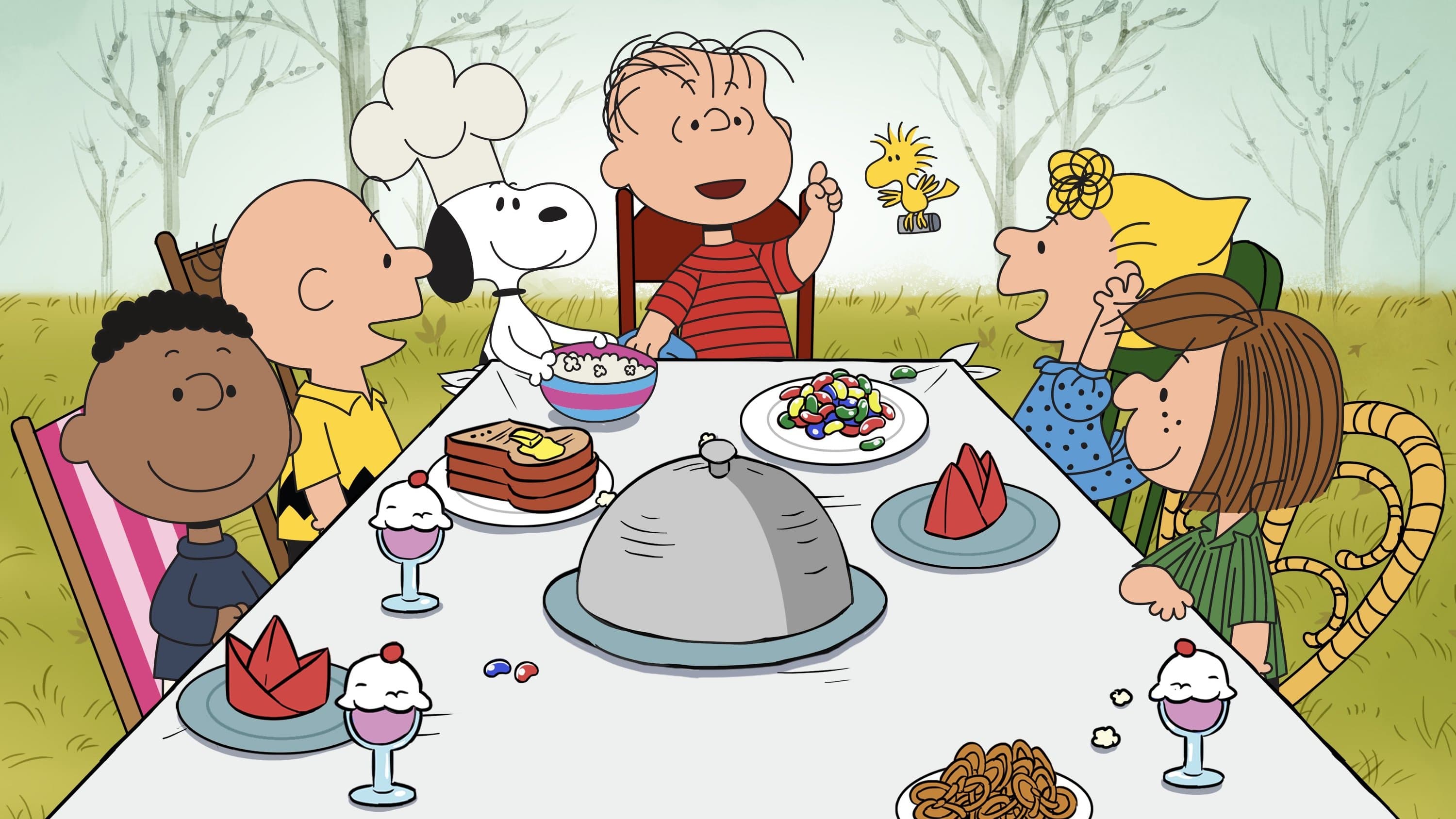 Backdrop of A Charlie Brown Thanksgiving