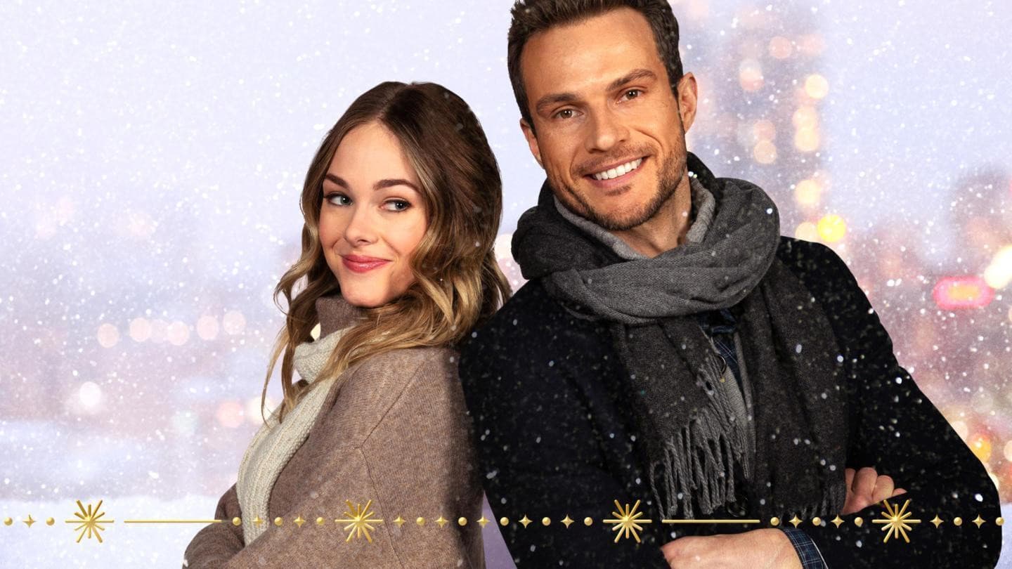 Backdrop of Christmas on Ice