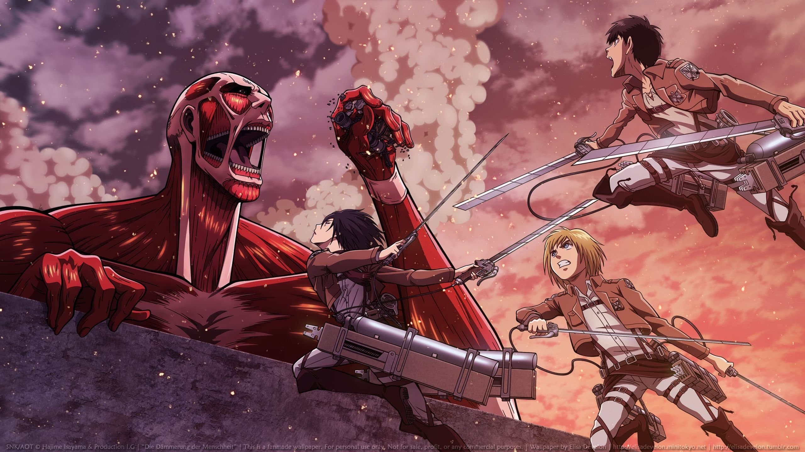 Backdrop of Attack on Titan: Chronicle