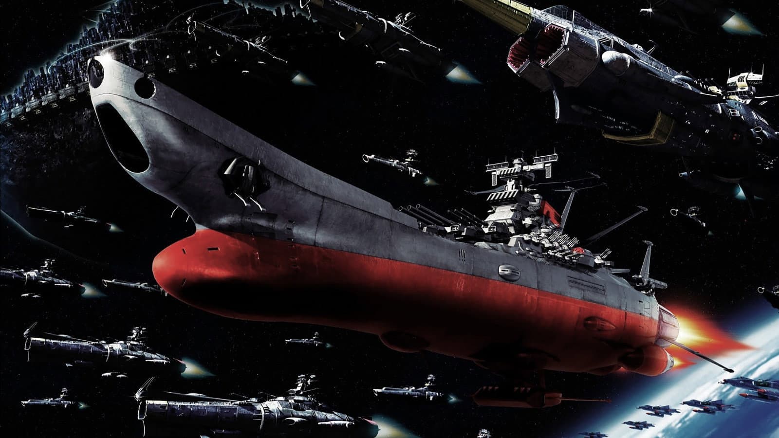 Backdrop of Space Battleship Yamato