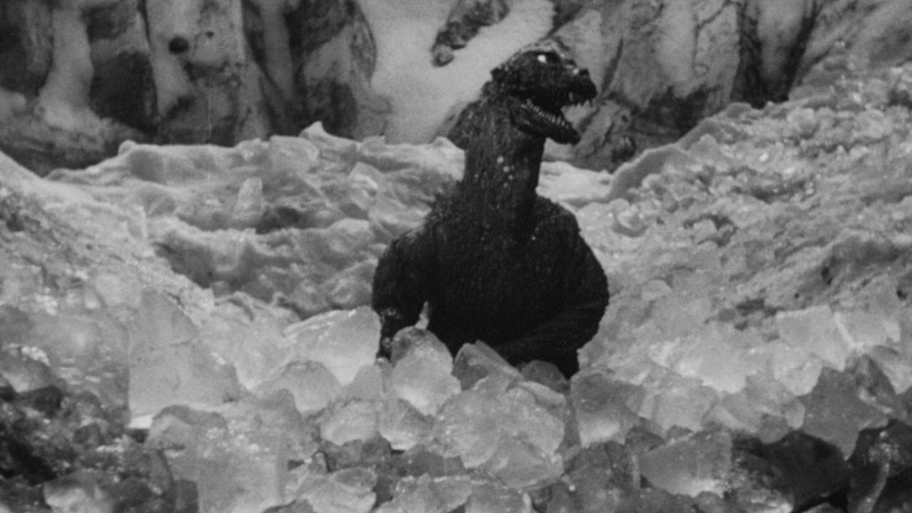 Backdrop of Godzilla Raids Again