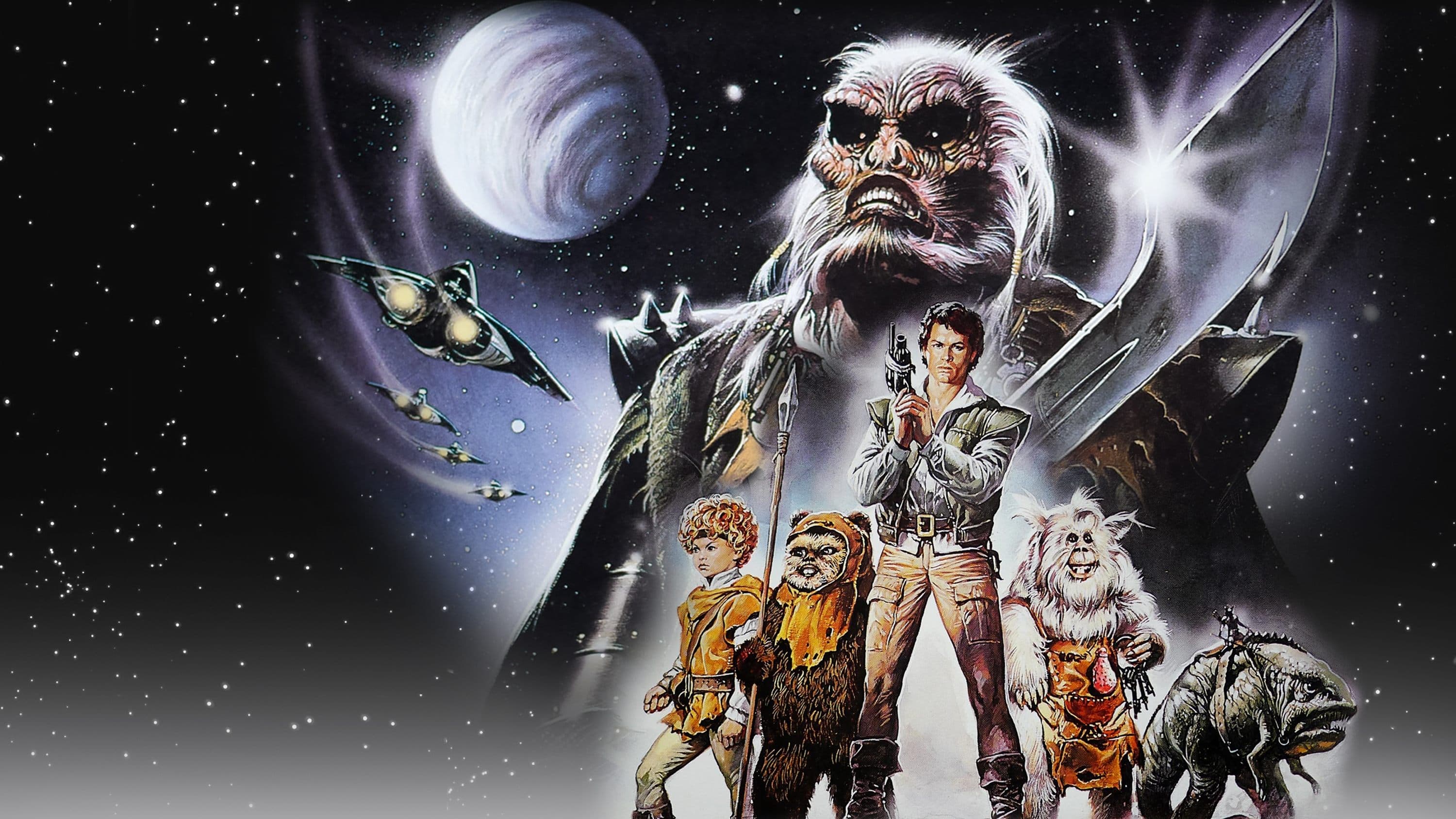 Backdrop of Ewoks: The Battle for Endor