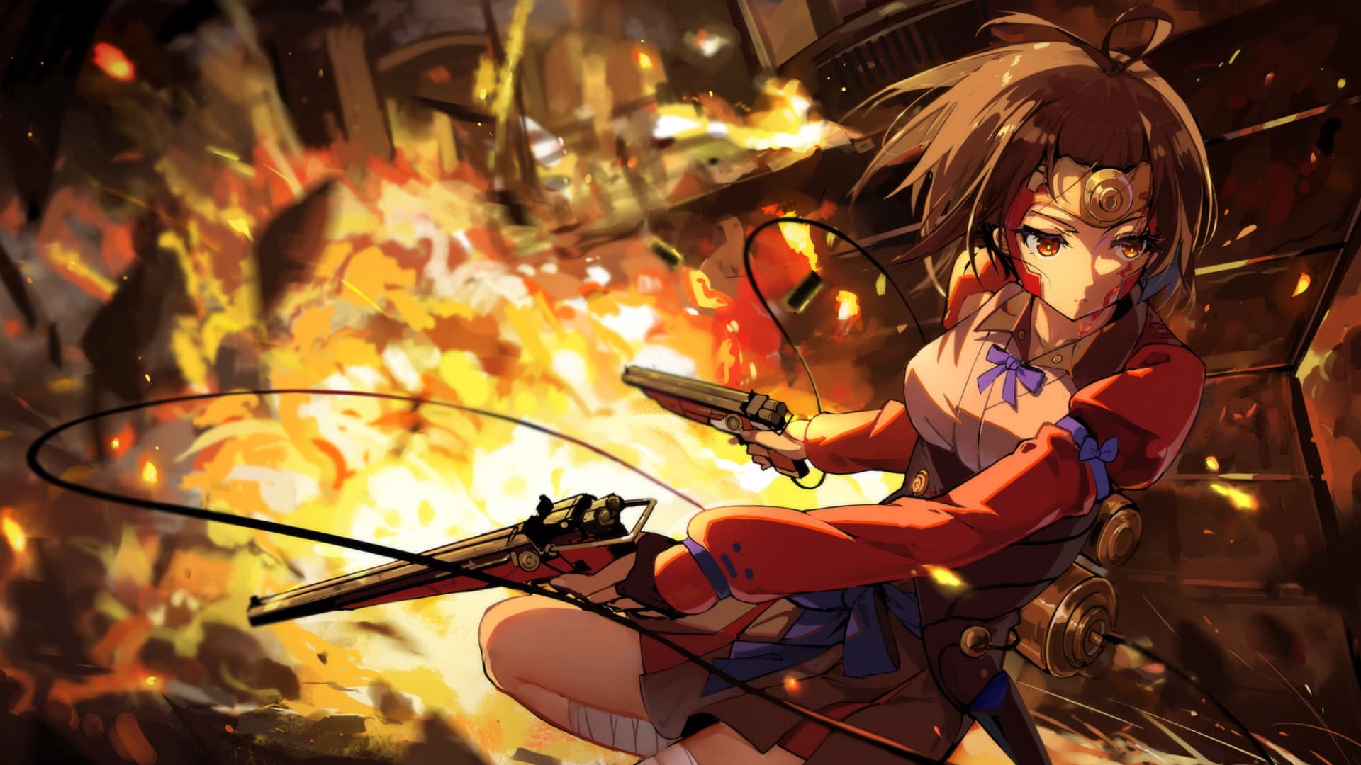 Backdrop of Kabaneri of the Iron Fortress Collection