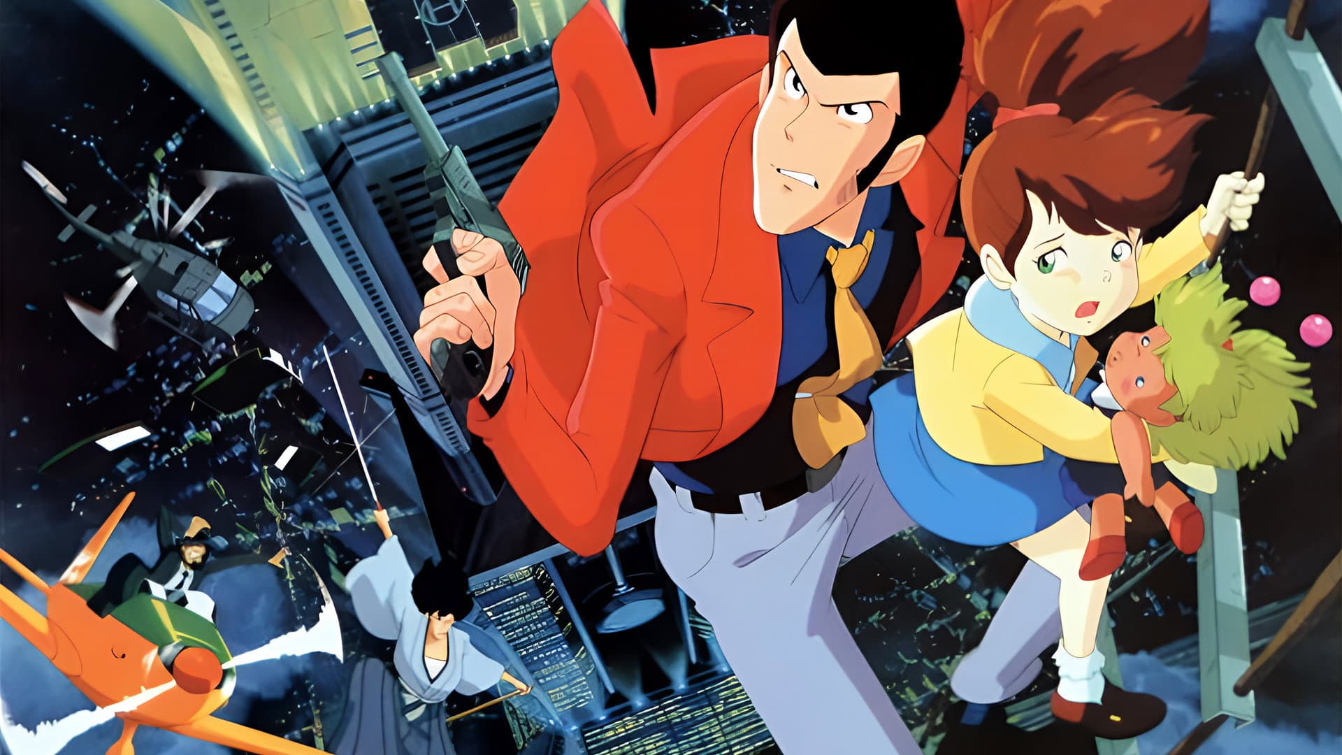 Backdrop of Lupin the Third: Farewell to Nostradamus