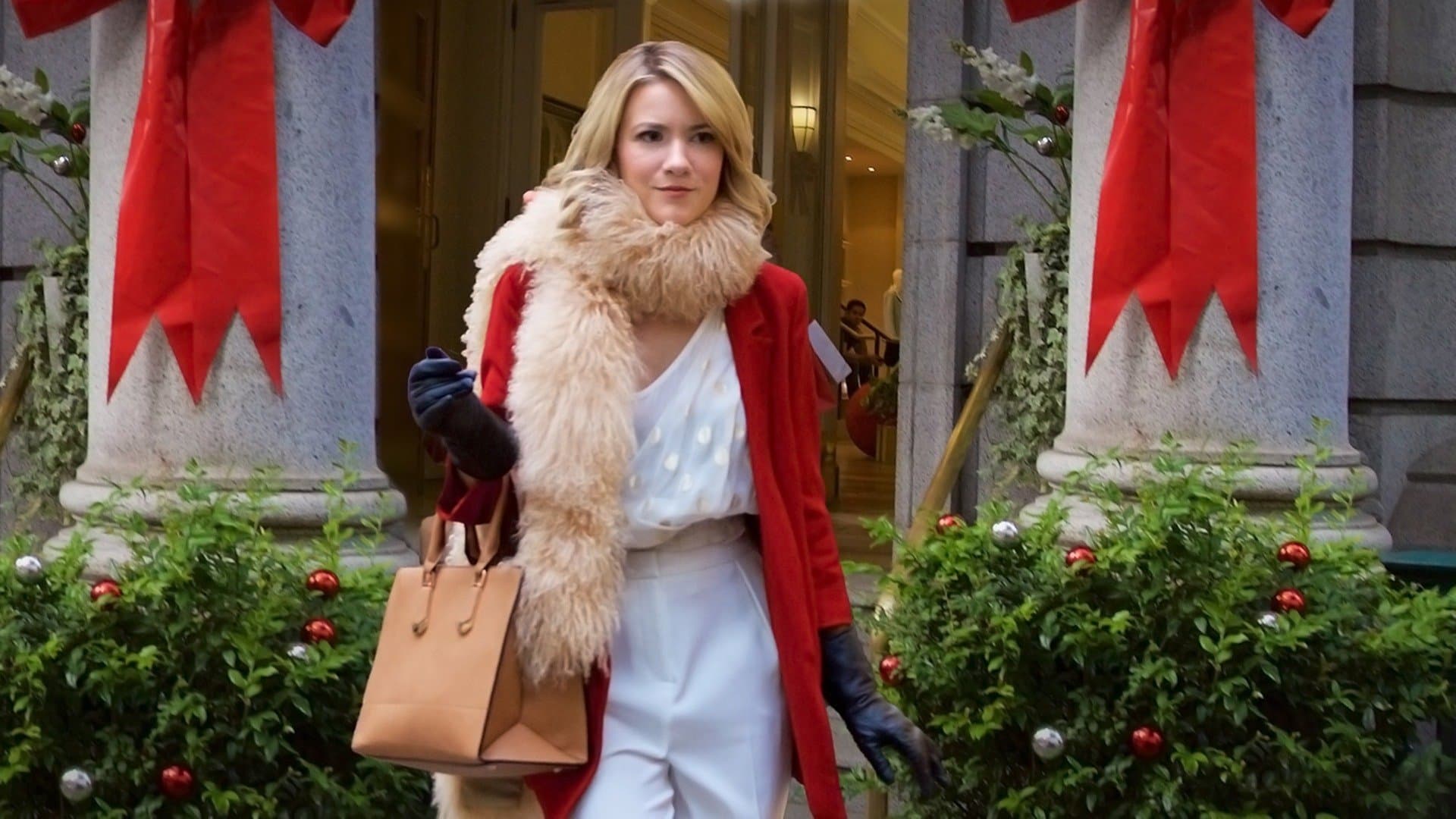 Backdrop of A Gift Wrapped Christmas