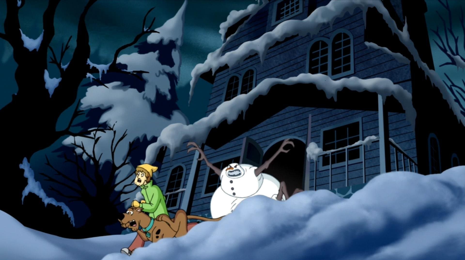 Backdrop of A Scooby-Doo! Christmas