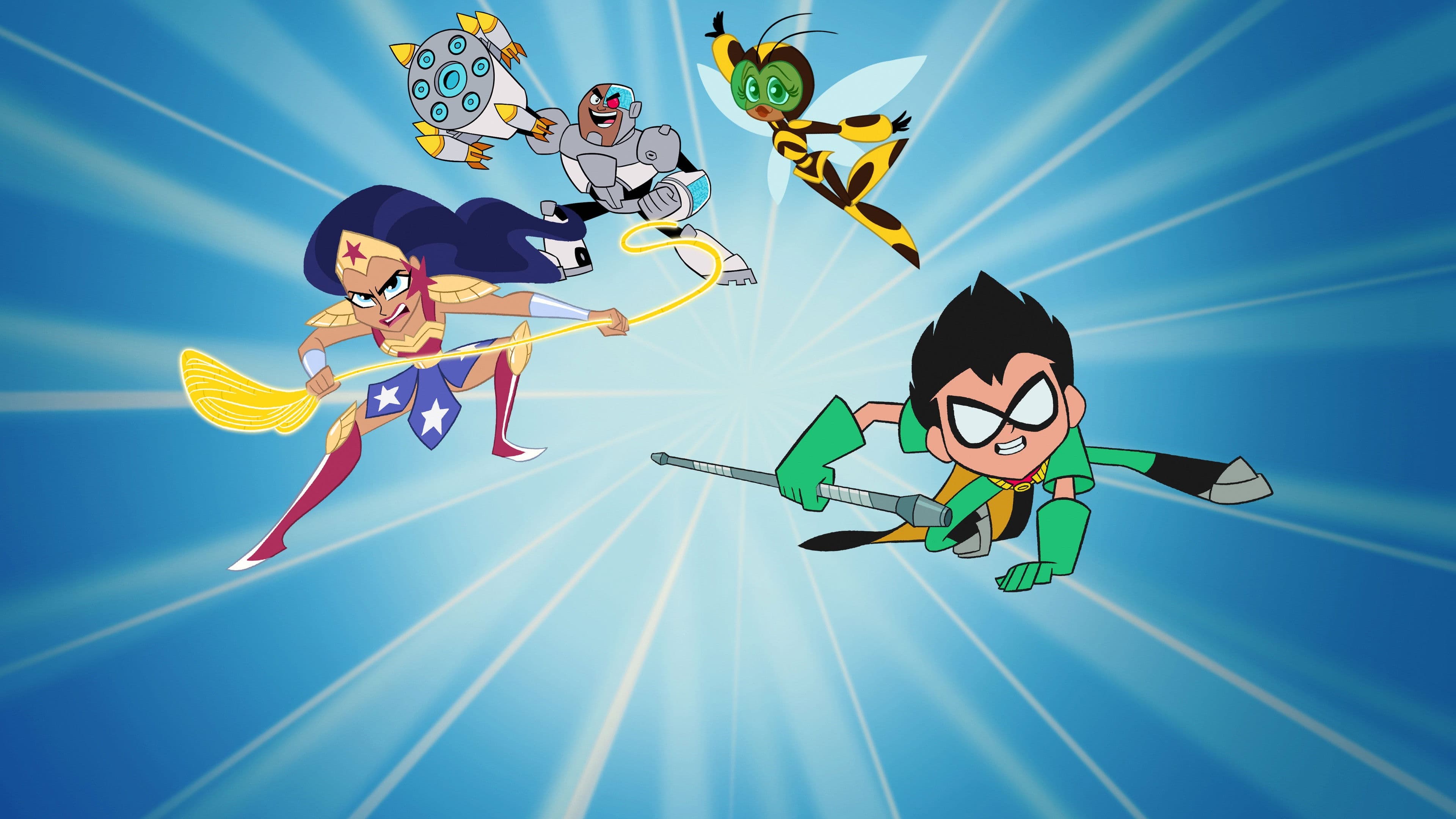 Backdrop of Teen Titans Go! & DC Super Hero Girls: Mayhem in the Multiverse