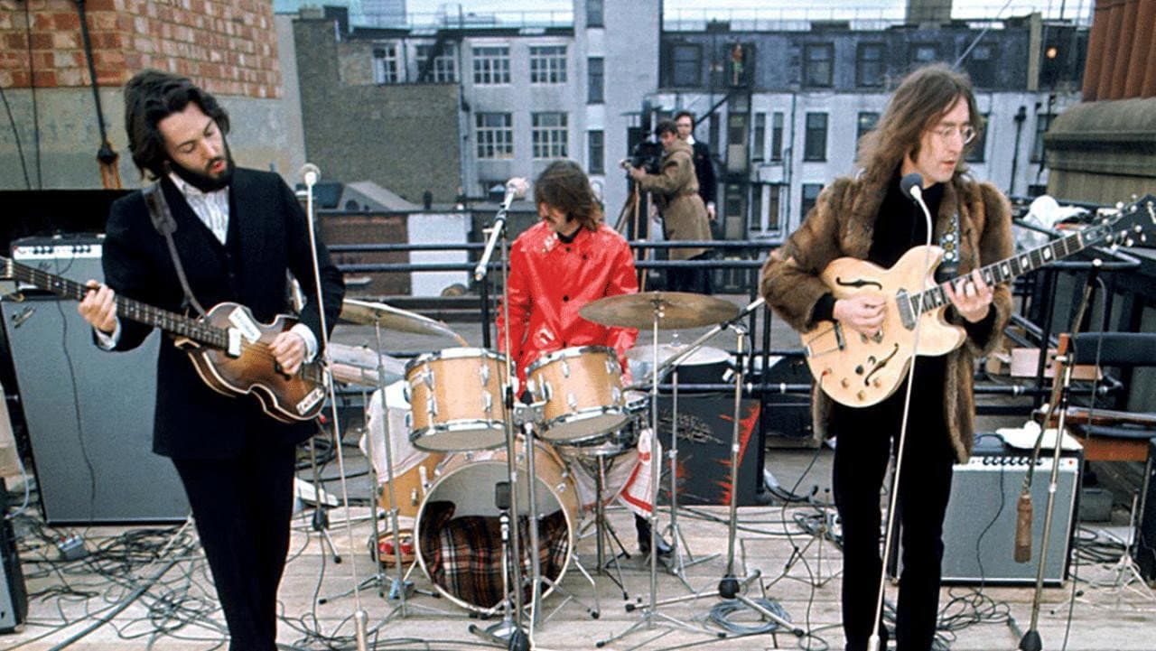 Backdrop of The Beatles: Get Back - The Rooftop Concert