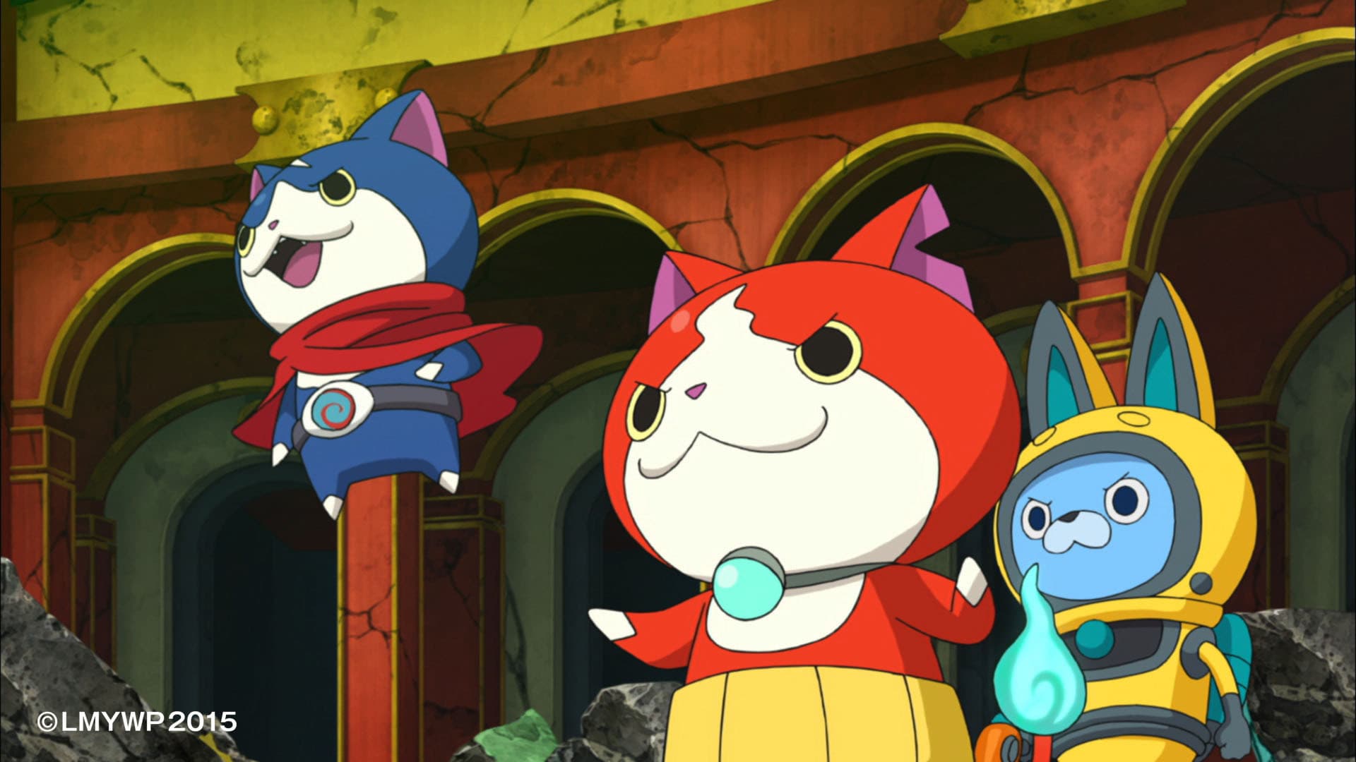 Backdrop of Yo-kai Watch The Movie 2: Lord Enma and the Stories, Nyan!
