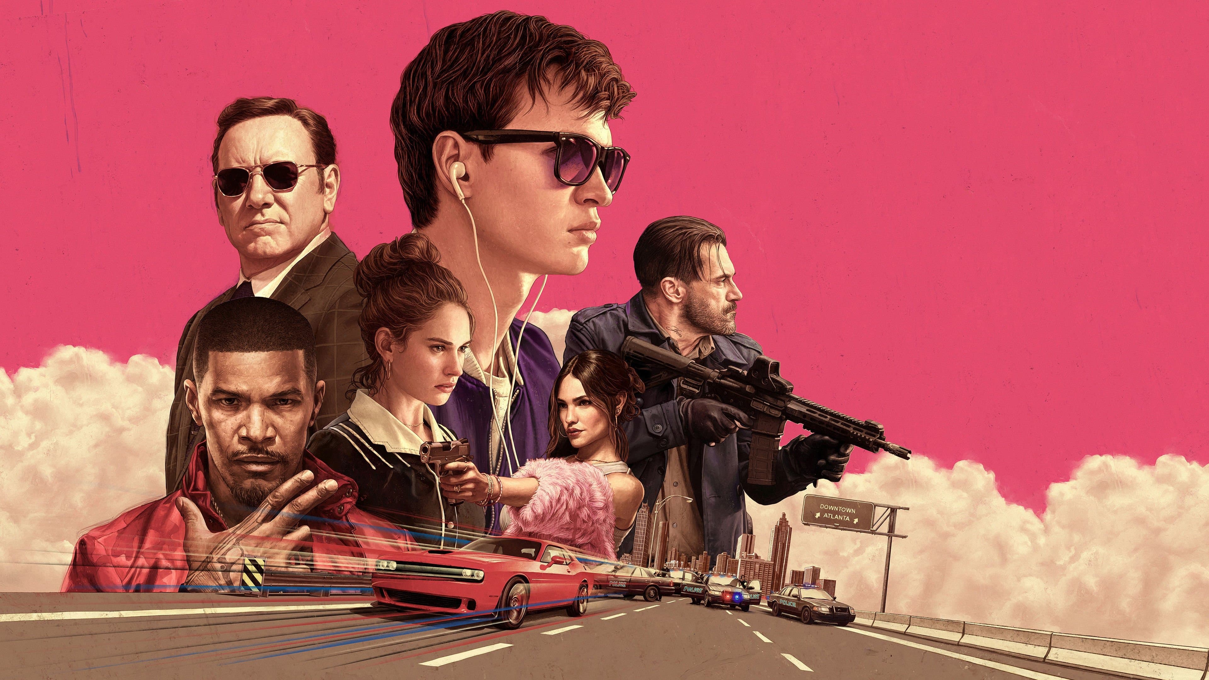 Backdrop of Baby Driver