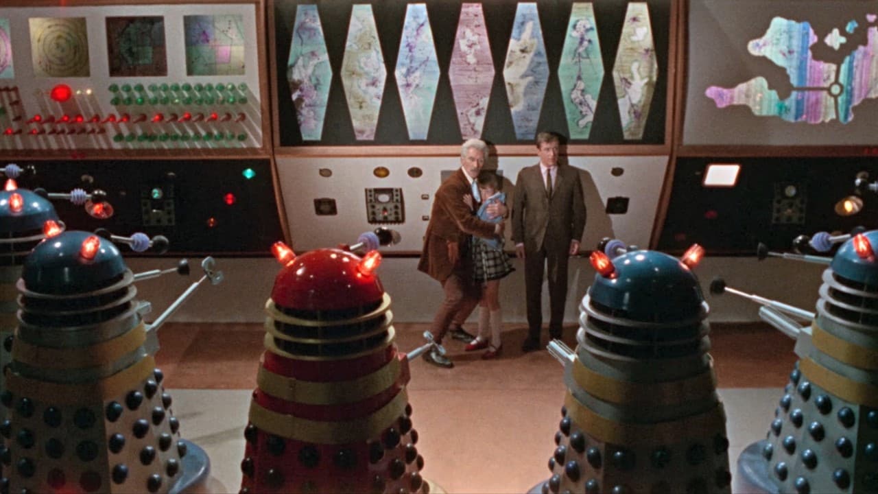 Backdrop of Dr. Who and the Daleks
