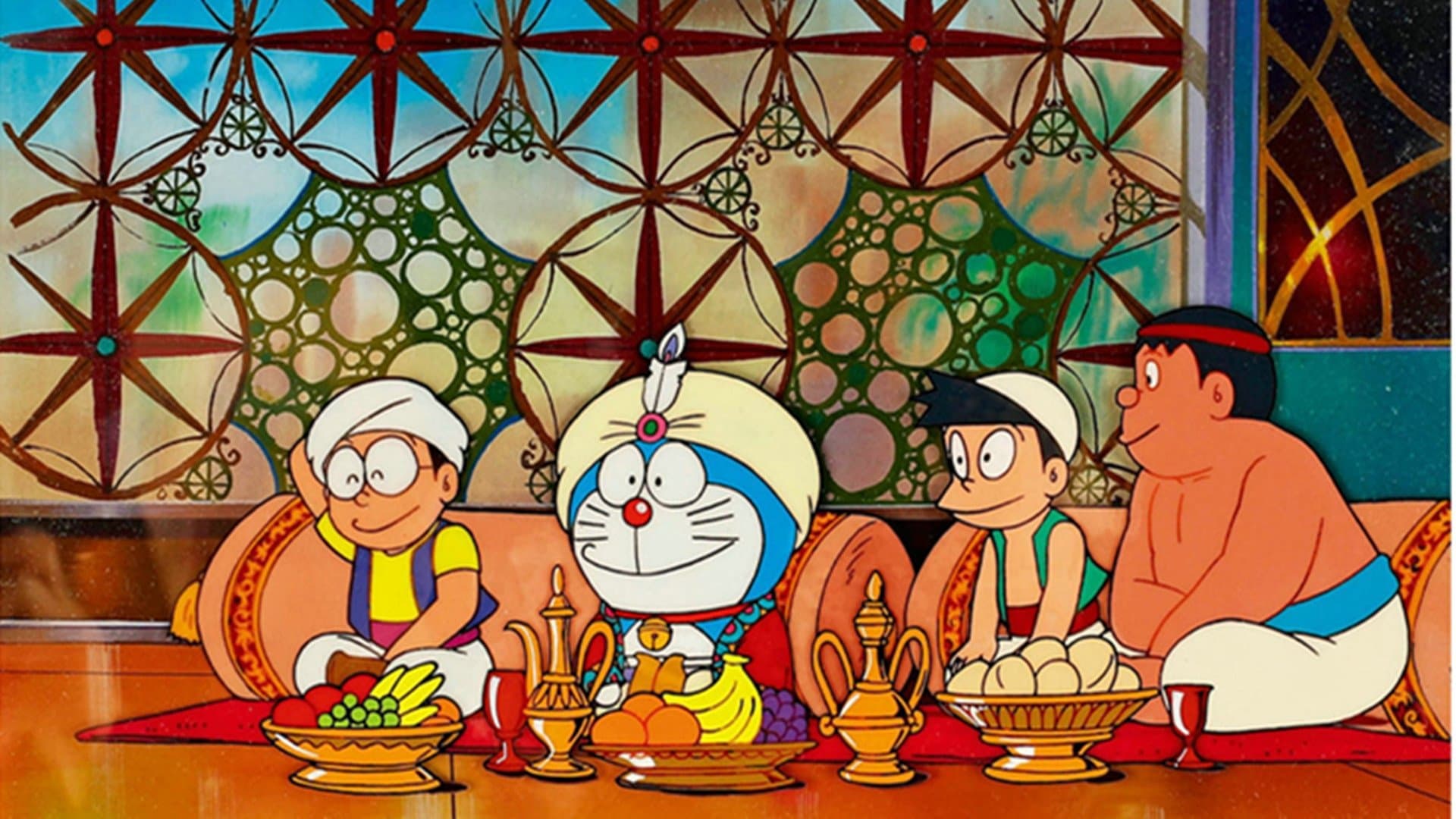 Backdrop of Doraemon: Nobita's Dorabian Nights